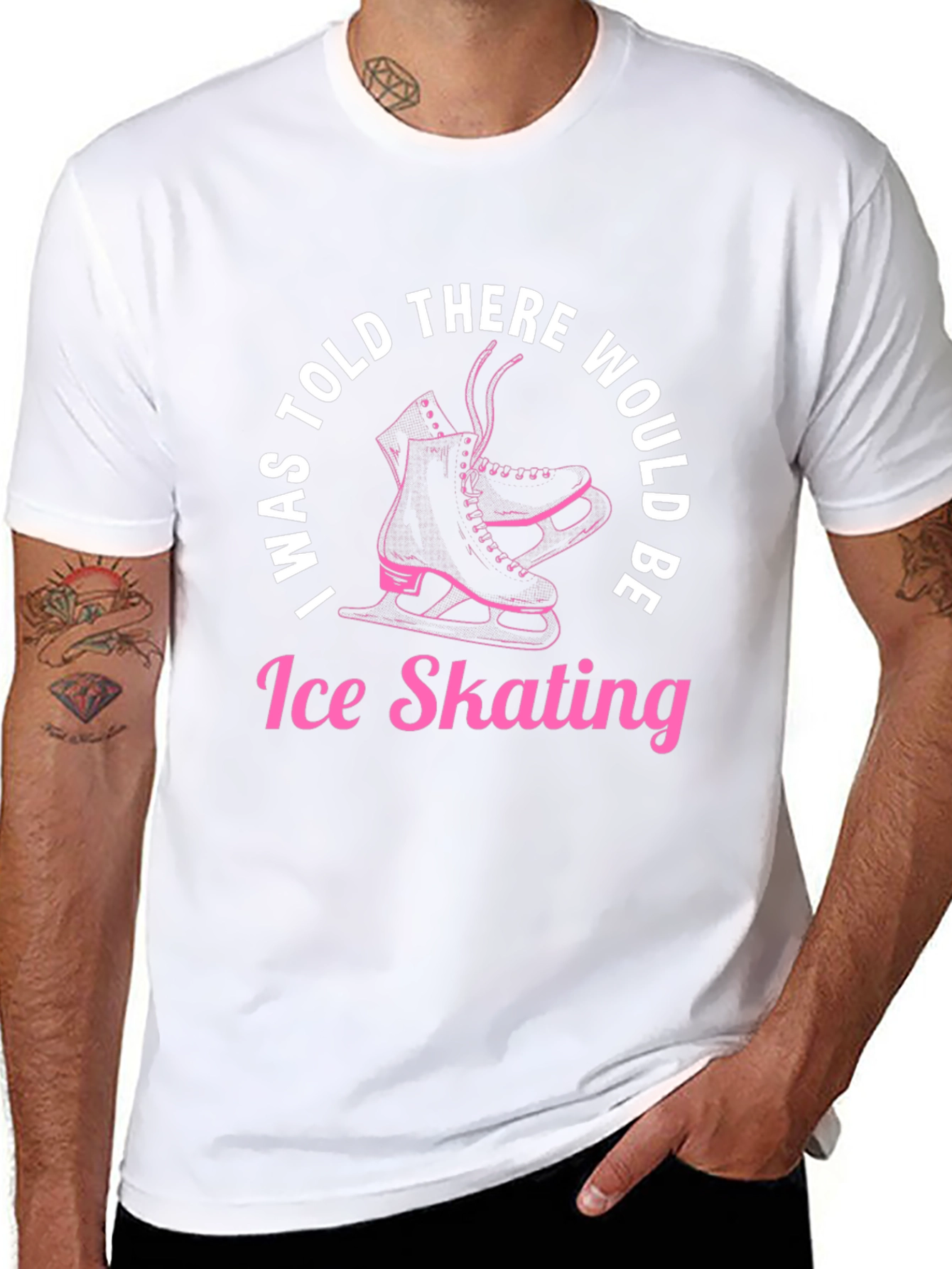Ice Skating T-Shirt - Funny Skates Graphic Tee