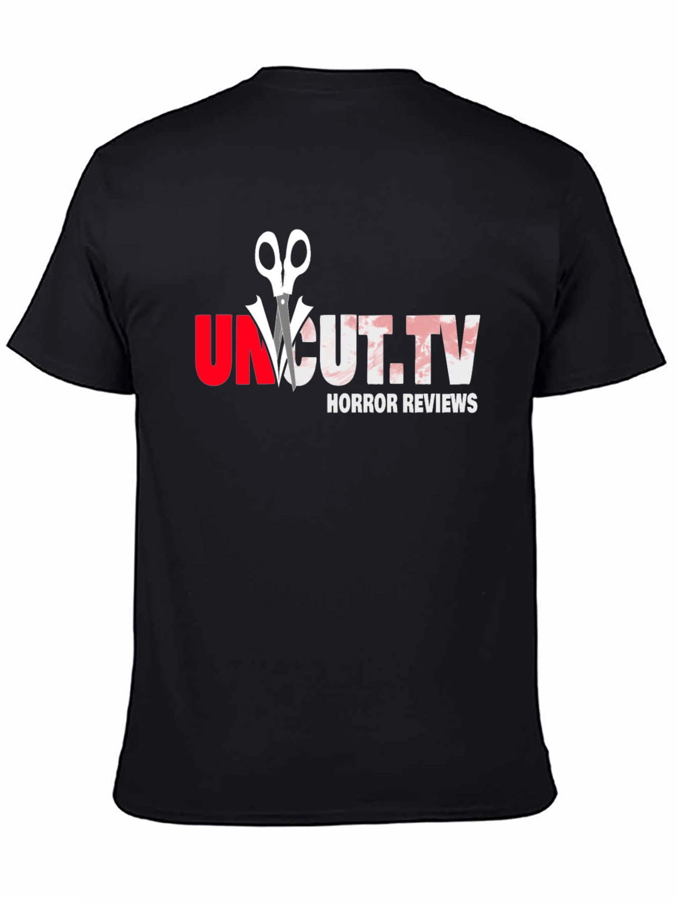 Uncut.TV Horror Reviews Black Graphic Tee