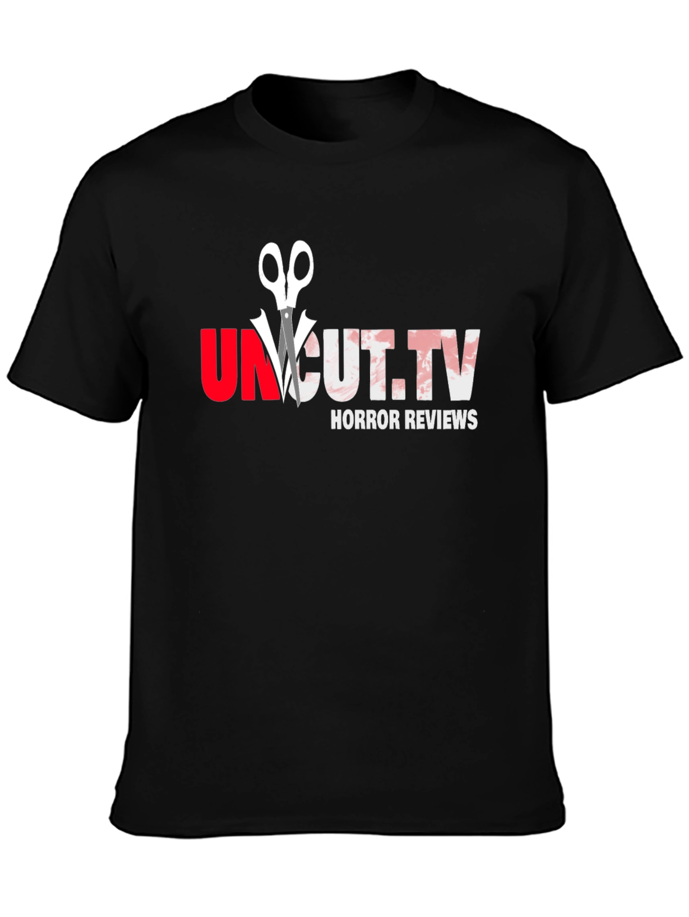 Uncut.TV Horror Reviews Black Graphic Tee