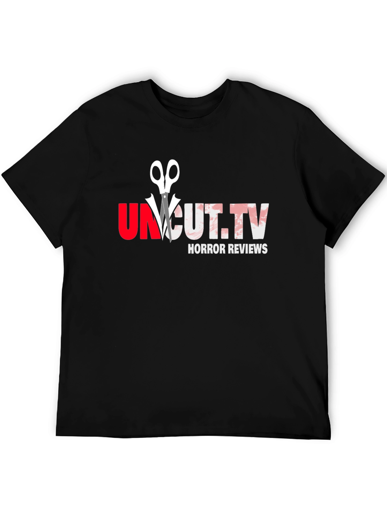 Uncut.TV Horror Reviews Black Graphic Tee