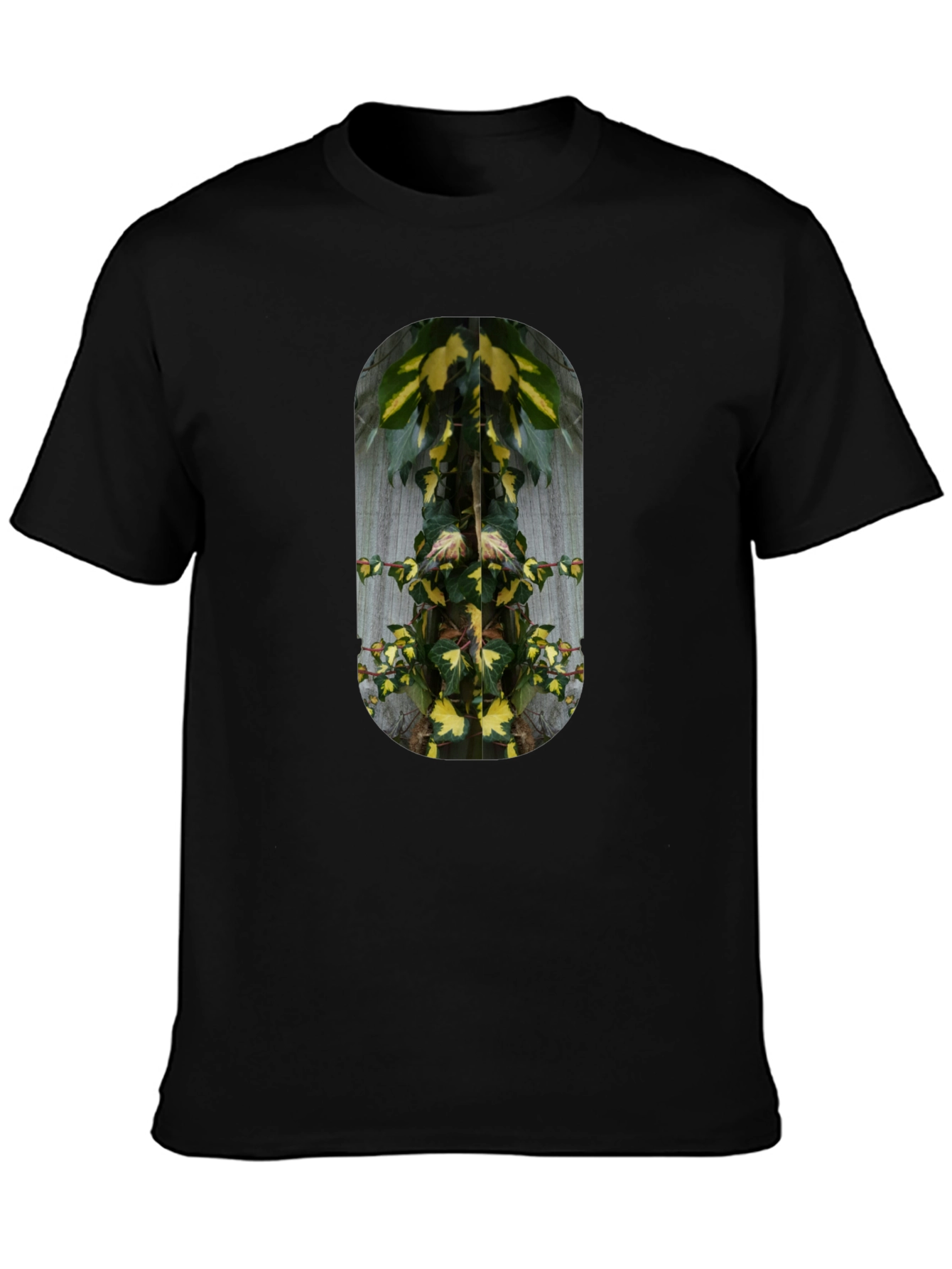 Nature Graphic Black T-Shirt