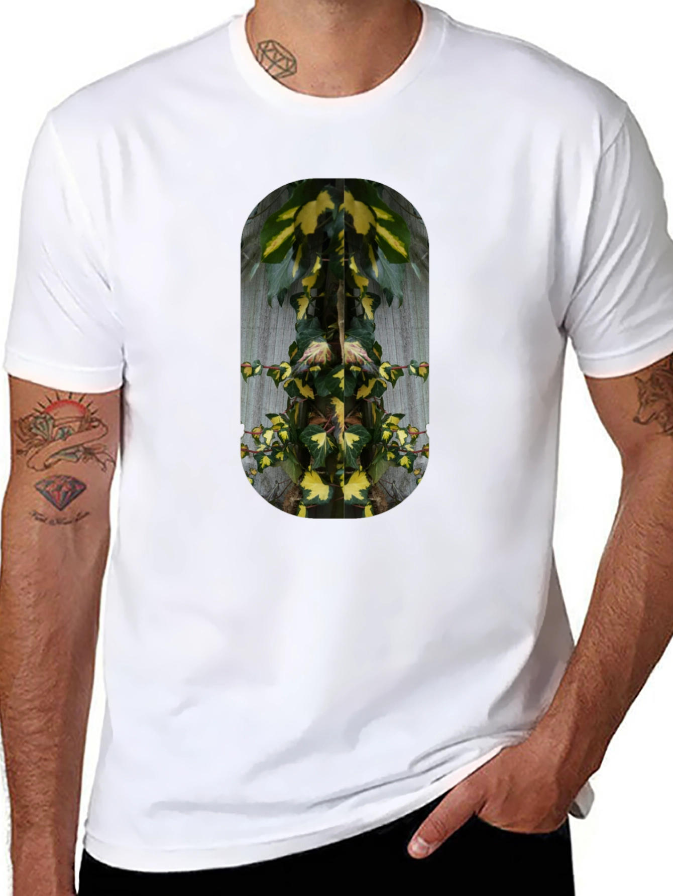 Nature Graphic Black T-Shirt