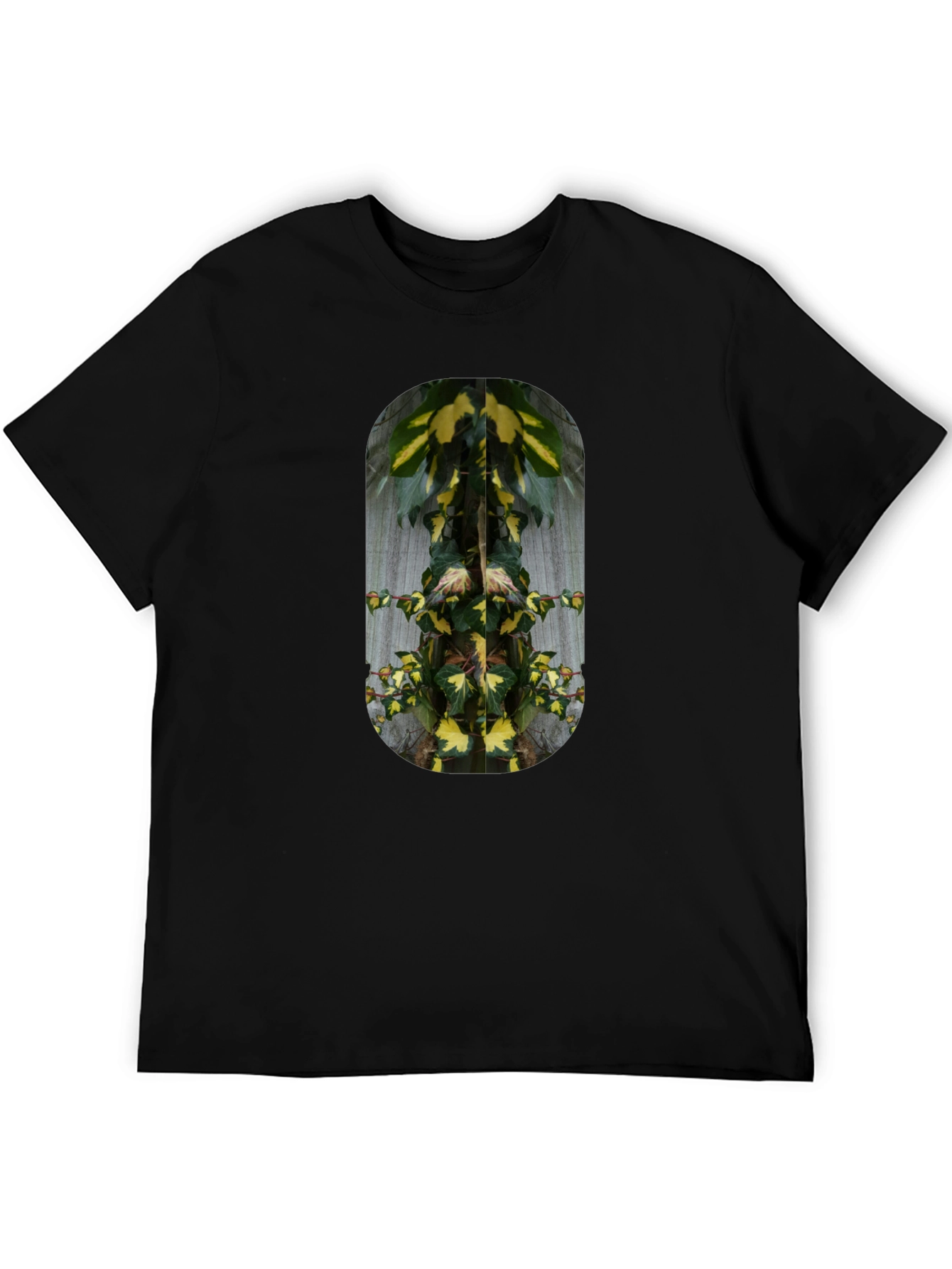 Nature Graphic Black T-Shirt