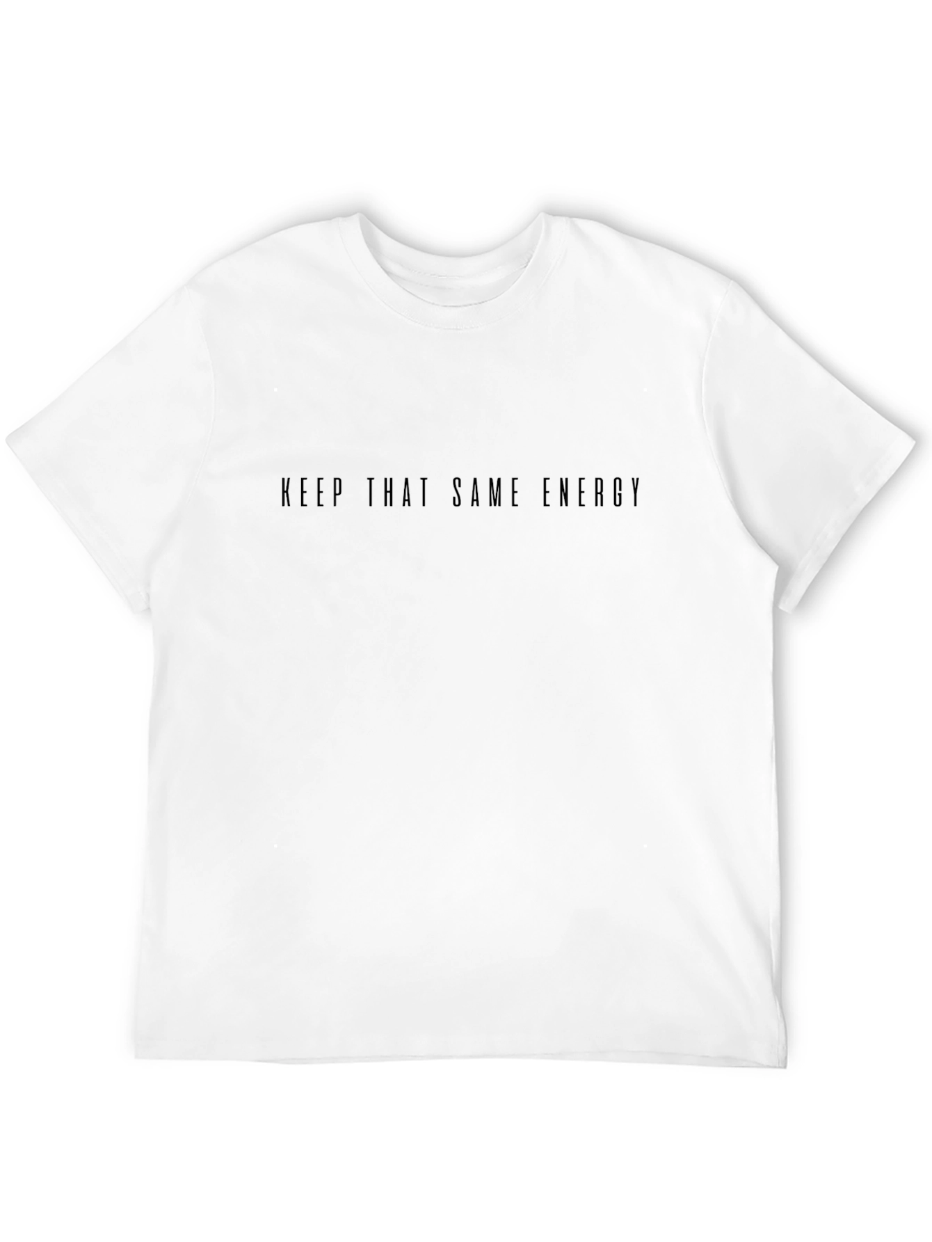 Keep That Same Energy Black Crew Neck T-Shirt