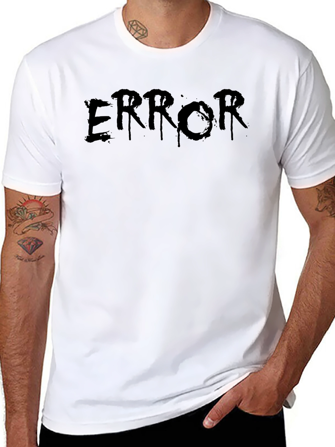 Error Graphic T-Shirt - Dark Aesthetic Tee