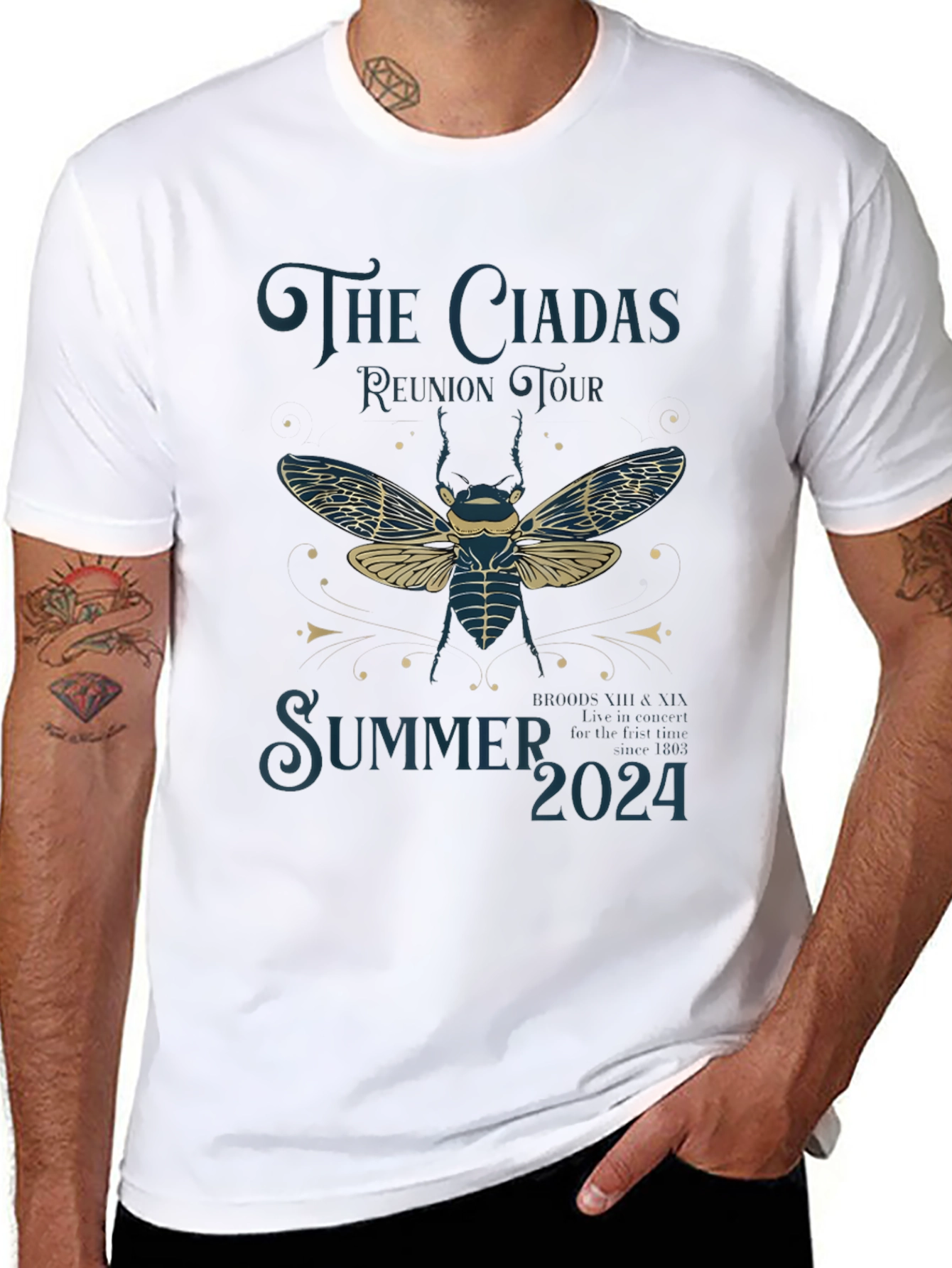 The Ciadas Reunion Tour Summer 2024 T-Shirt