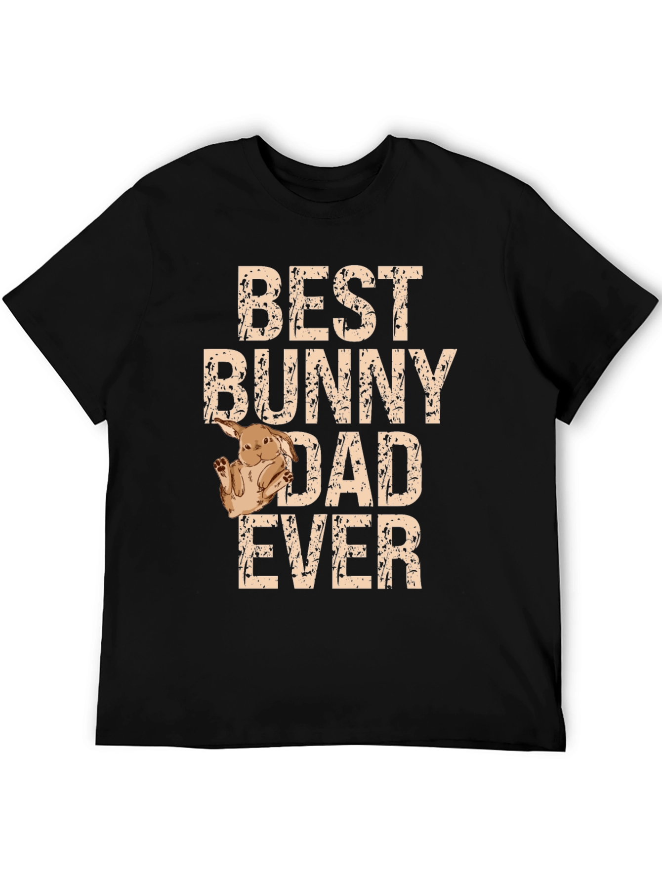 Best Bunny Dad Ever Graphic T-Shirt