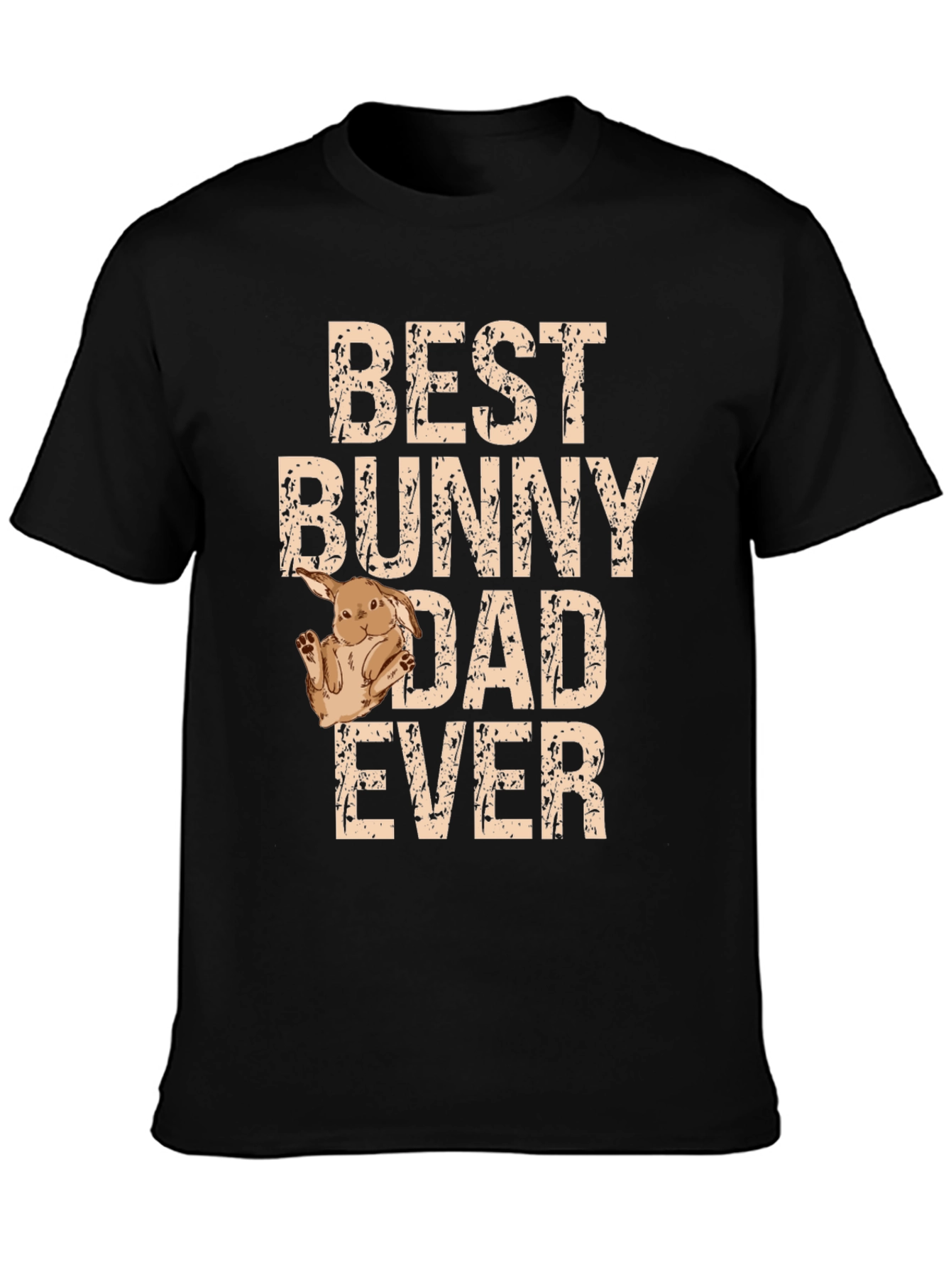 Best Bunny Dad Ever Graphic T-Shirt
