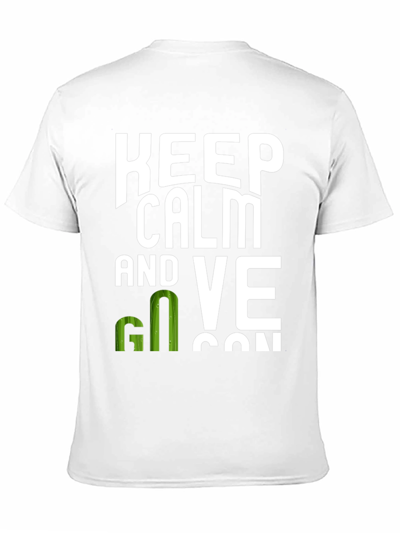 Keep Calm and Go Vegan T-Shirt