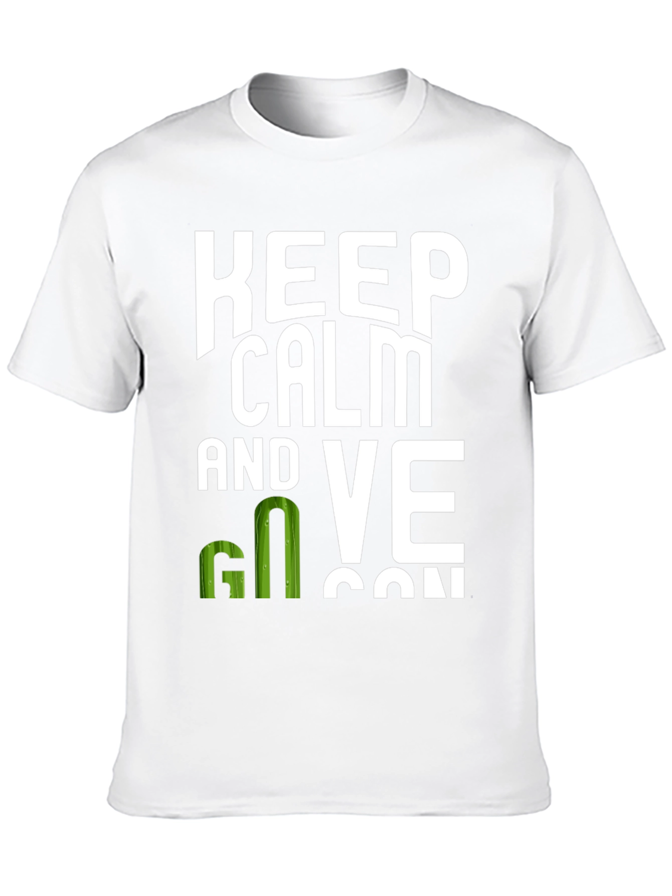 Keep Calm and Go Vegan T-Shirt