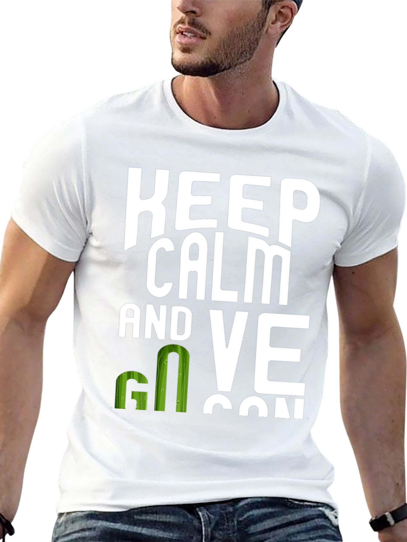 Keep Calm and Go Vegan T-Shirt