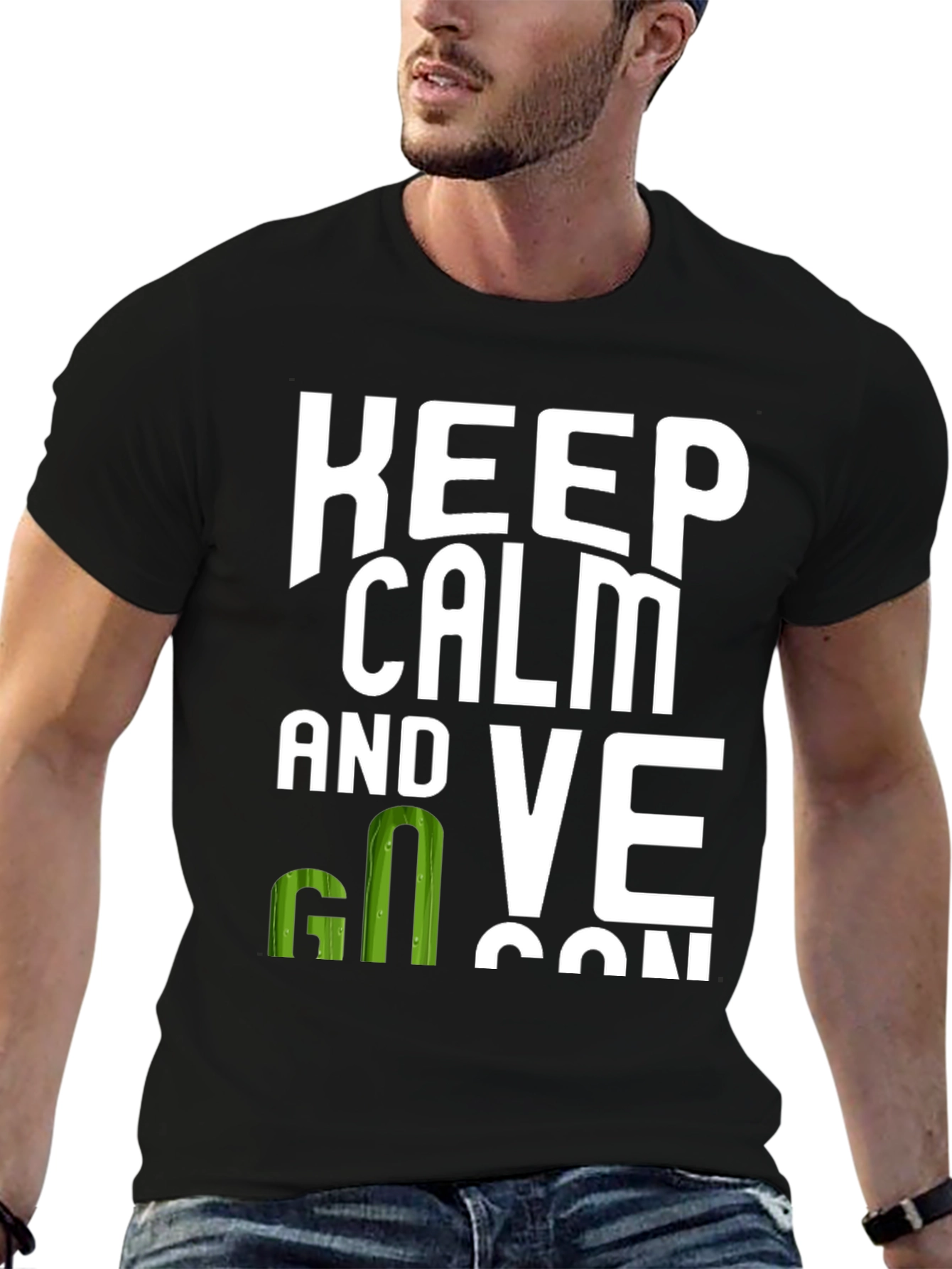 Keep Calm and Go Vegan T-Shirt
