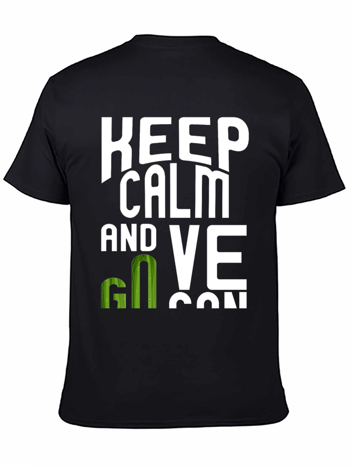Keep Calm and Go Vegan T-Shirt