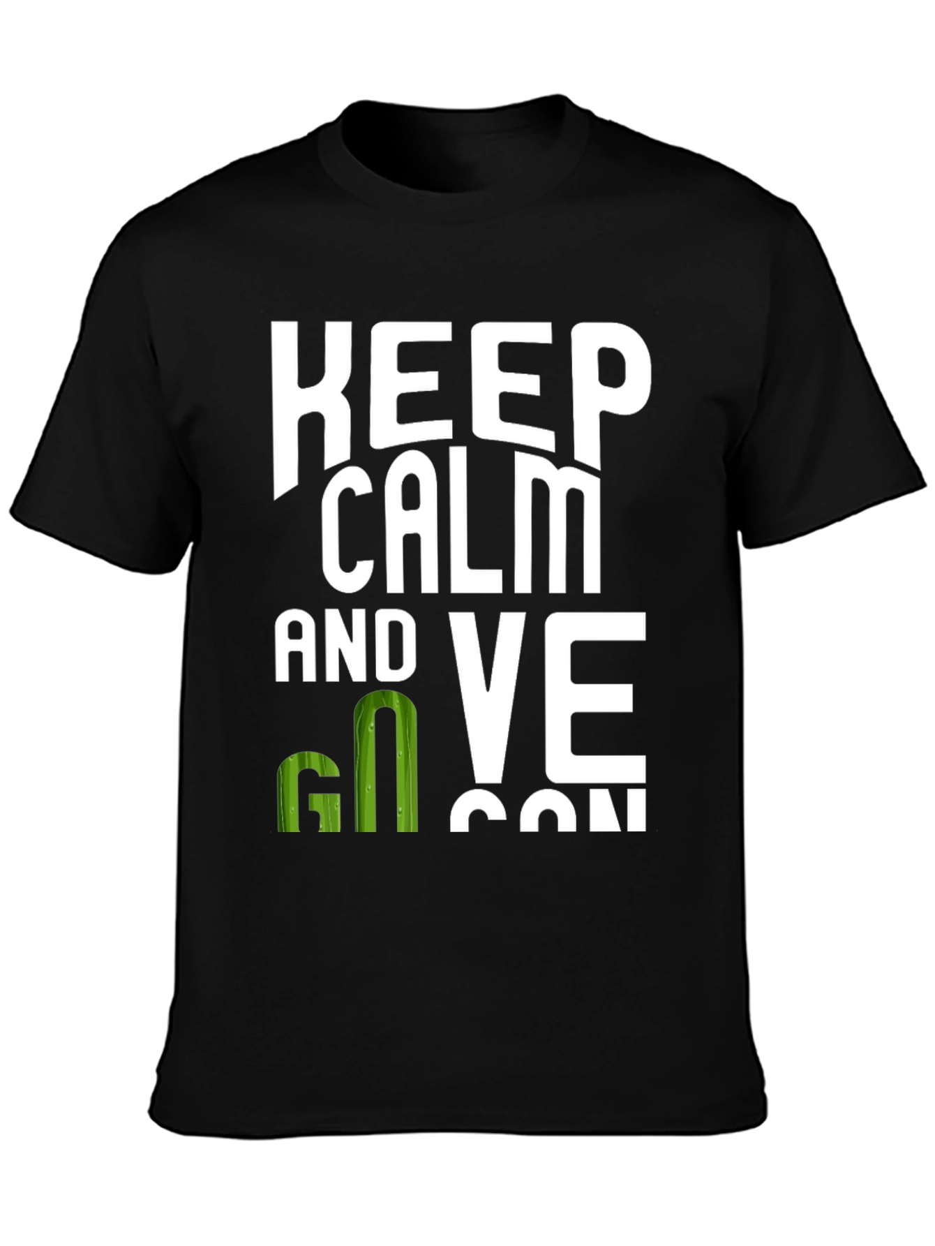 Keep Calm and Go Vegan T-Shirt