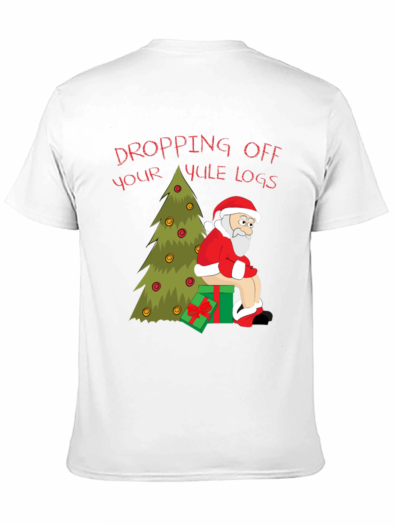 Dropping Yule Logs Graphic Tee
