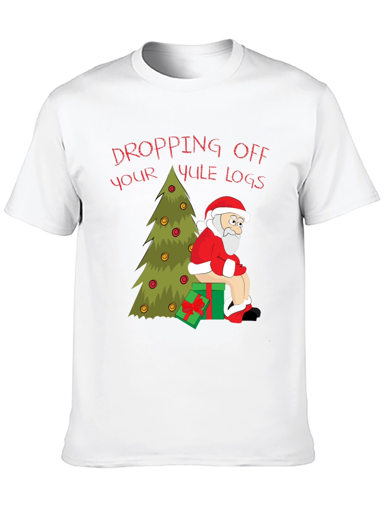 Dropping Yule Logs Graphic Tee