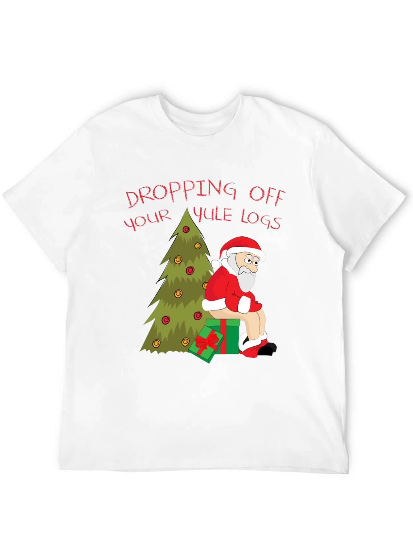 Dropping Yule Logs Graphic Tee