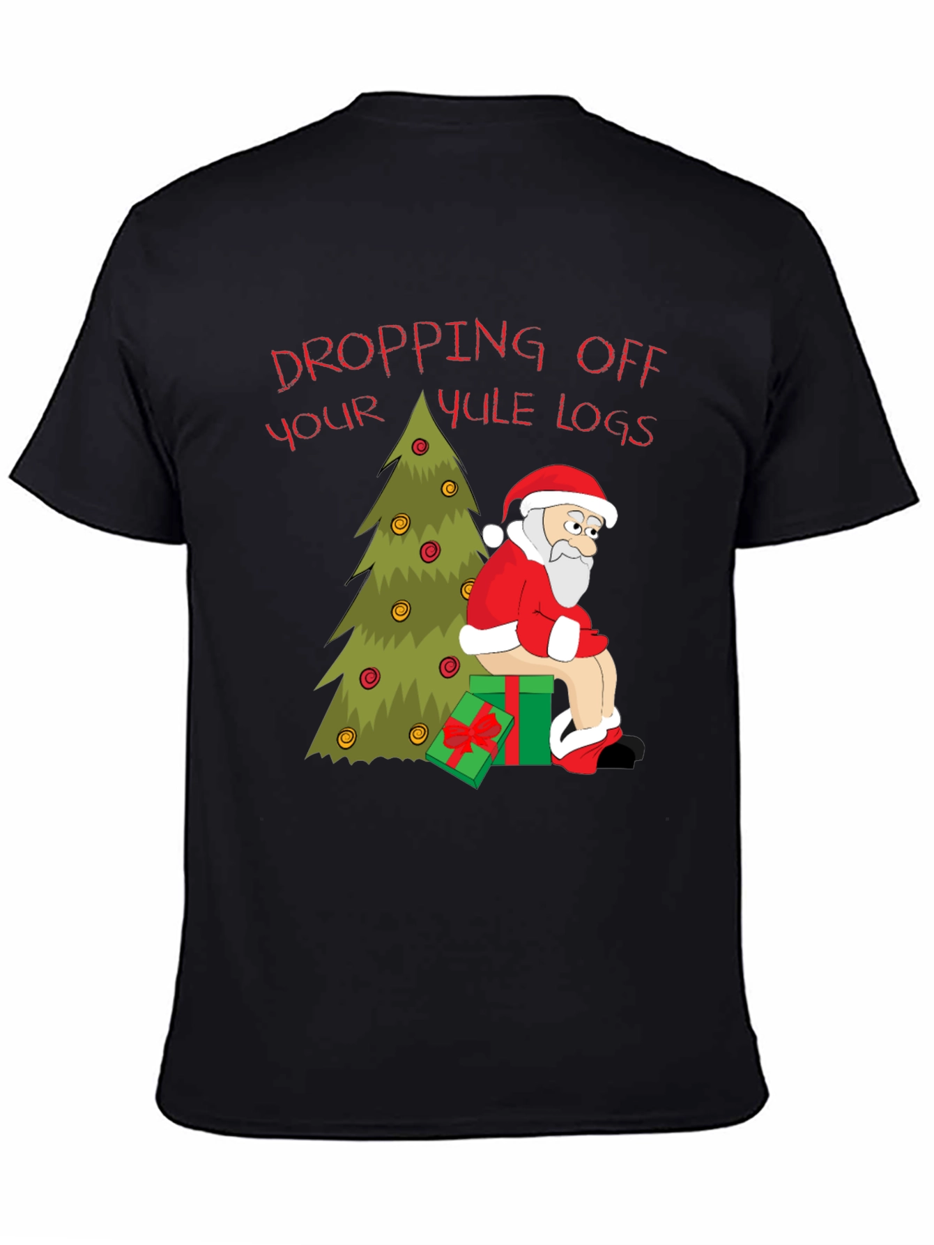 Dropping Yule Logs Graphic Tee