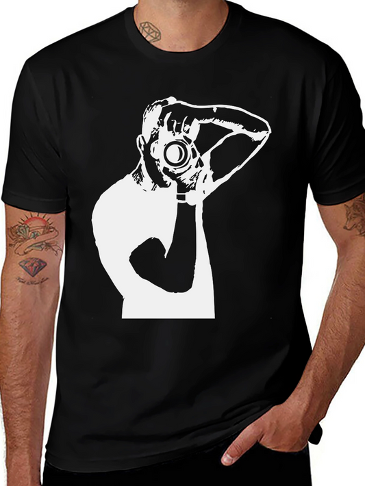 Photographer Graphic T-Shirt - Cool Black Tee