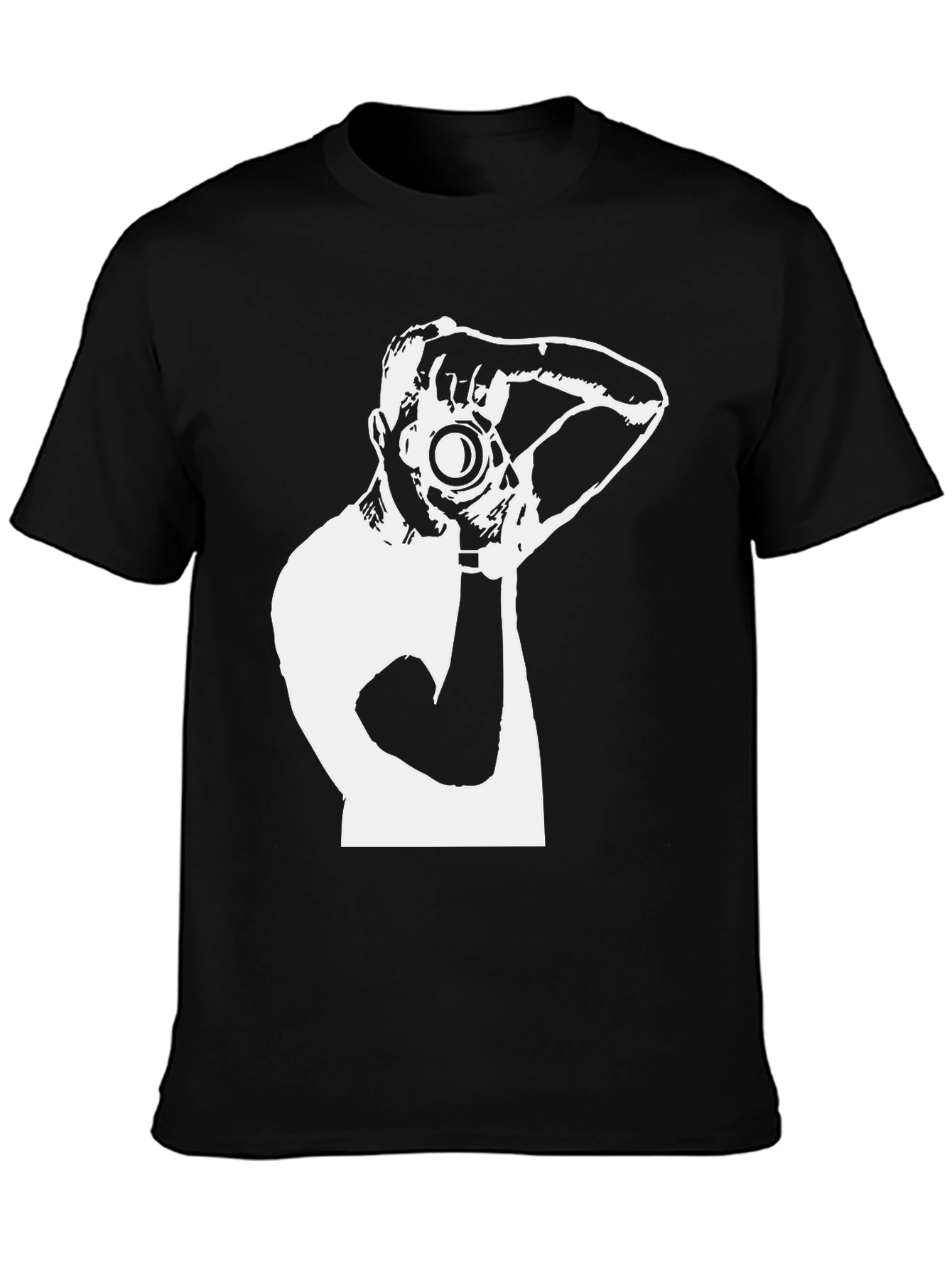 Photographer Graphic T-Shirt - Cool Black Tee