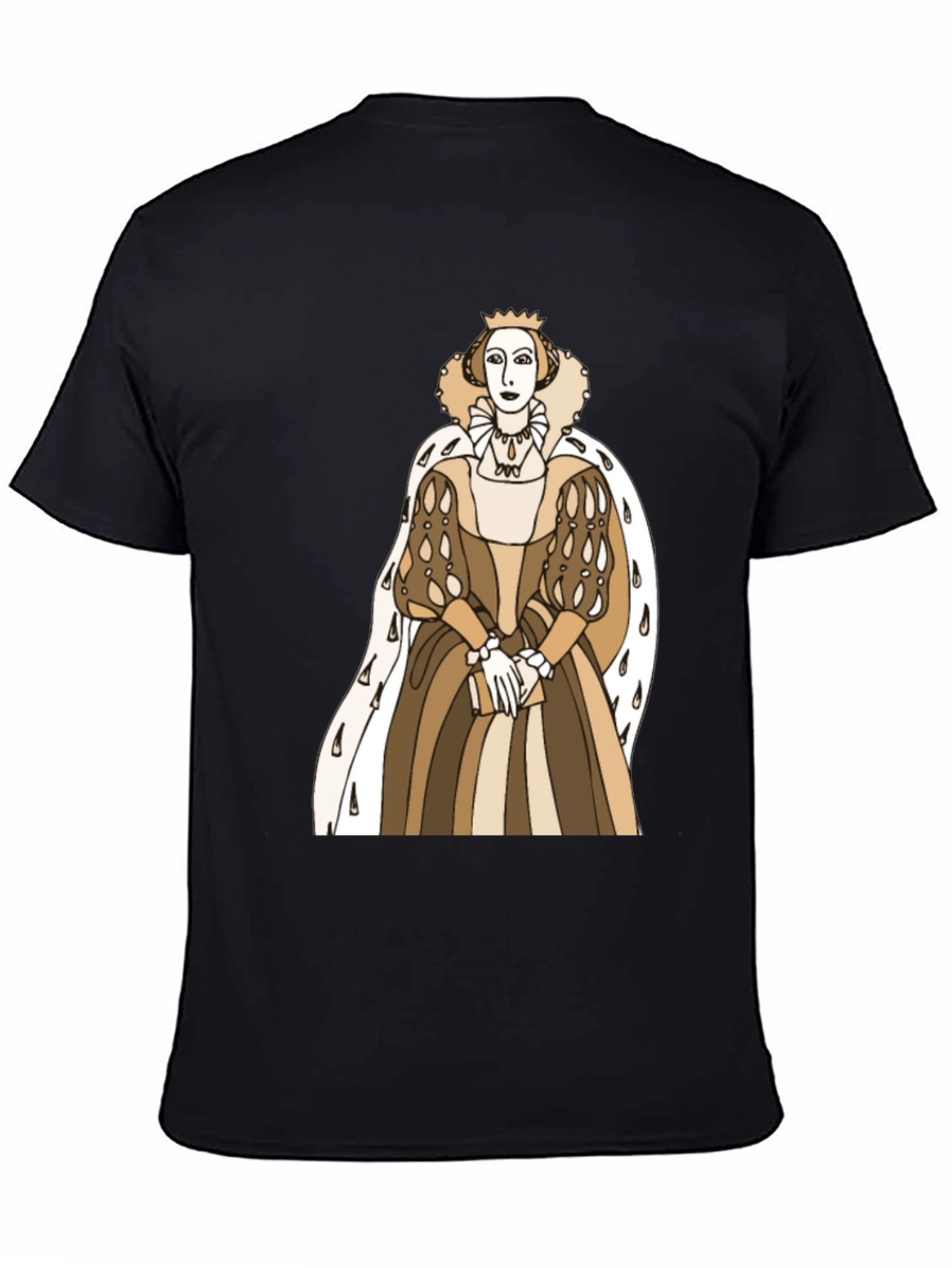 Elizabethan Queen Graphic Tee - Stylish Fashion
