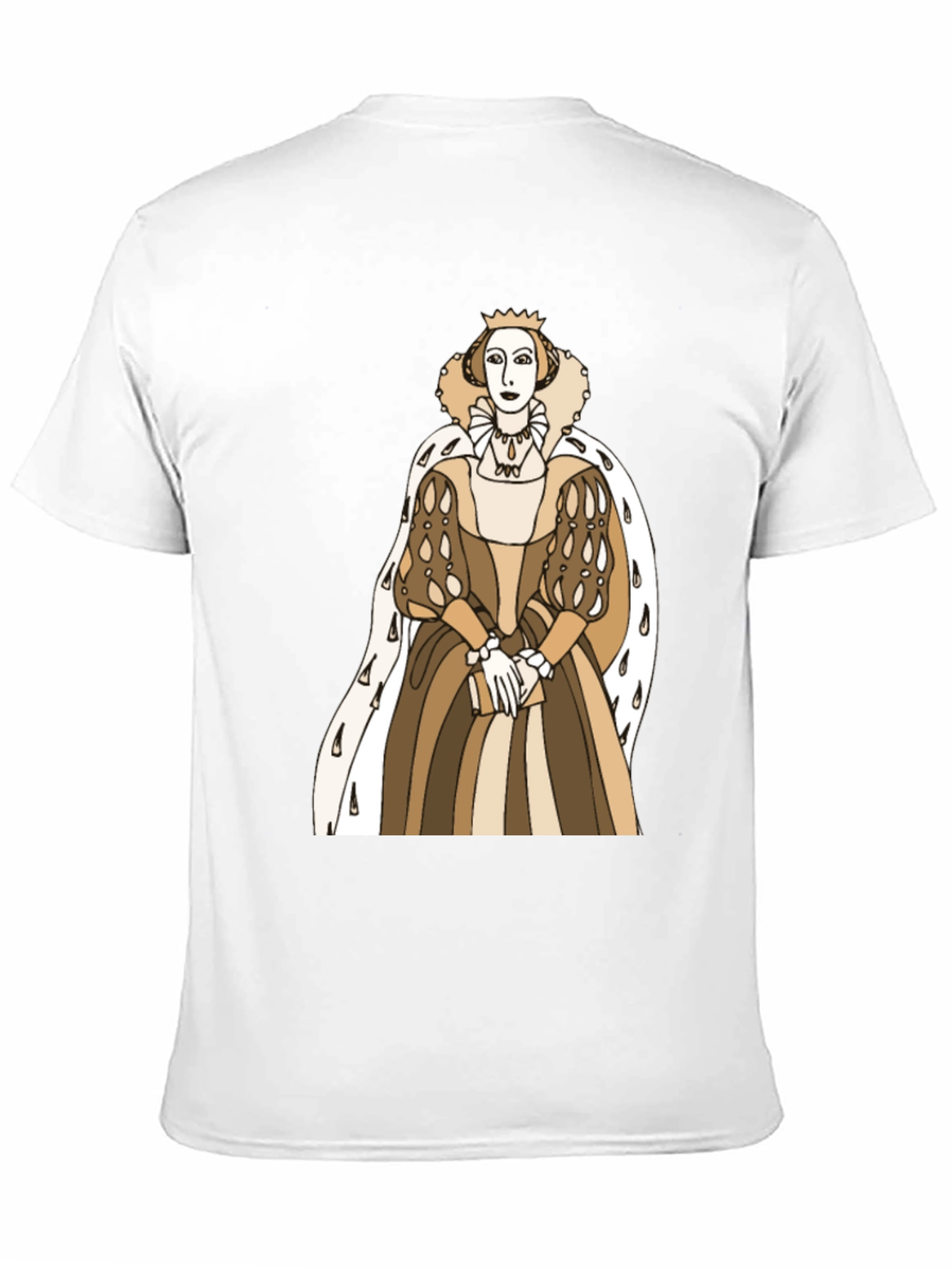 Elizabethan Queen Graphic Tee - Stylish Fashion