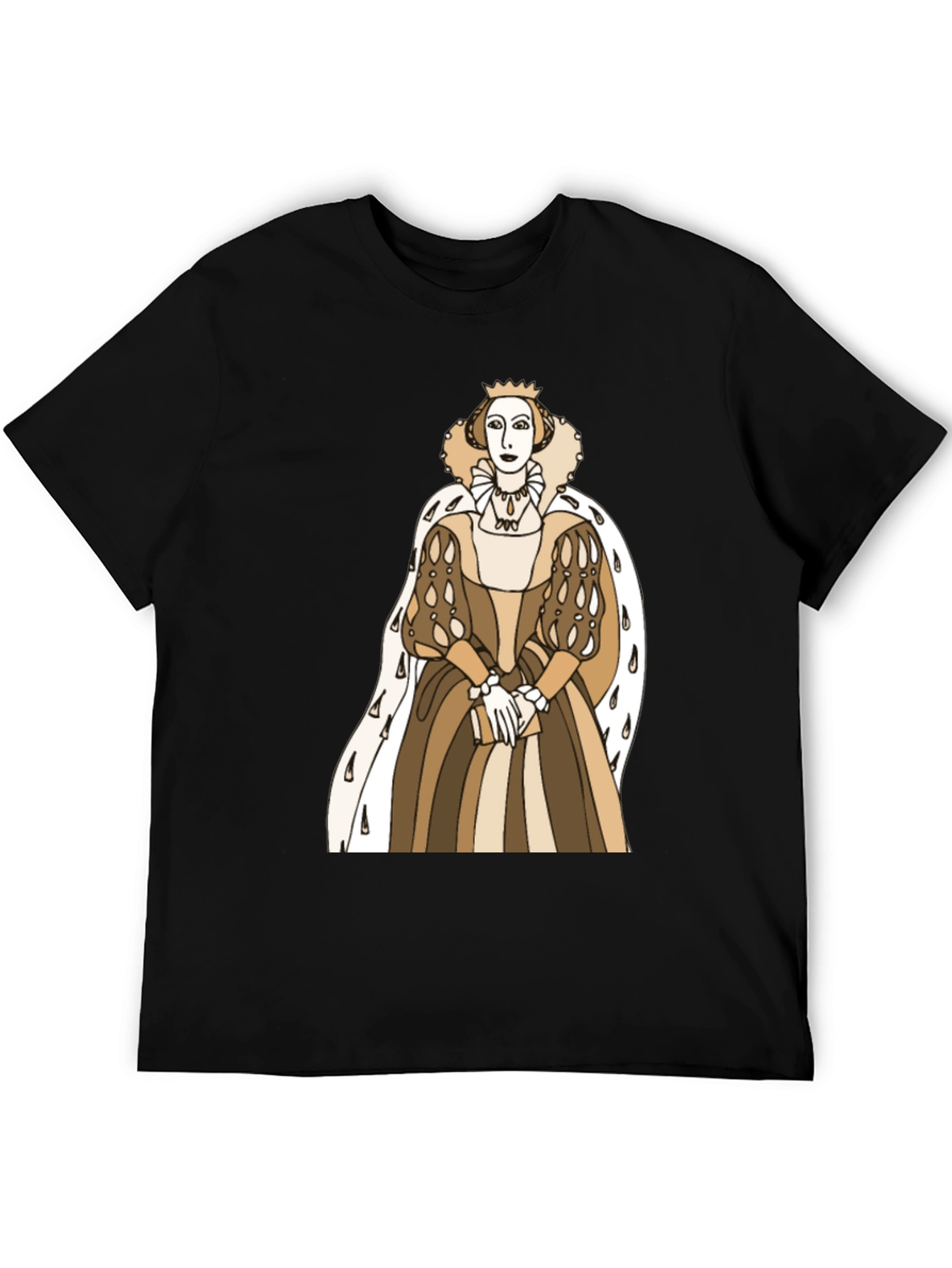 Elizabethan Queen Graphic Tee - Stylish Fashion