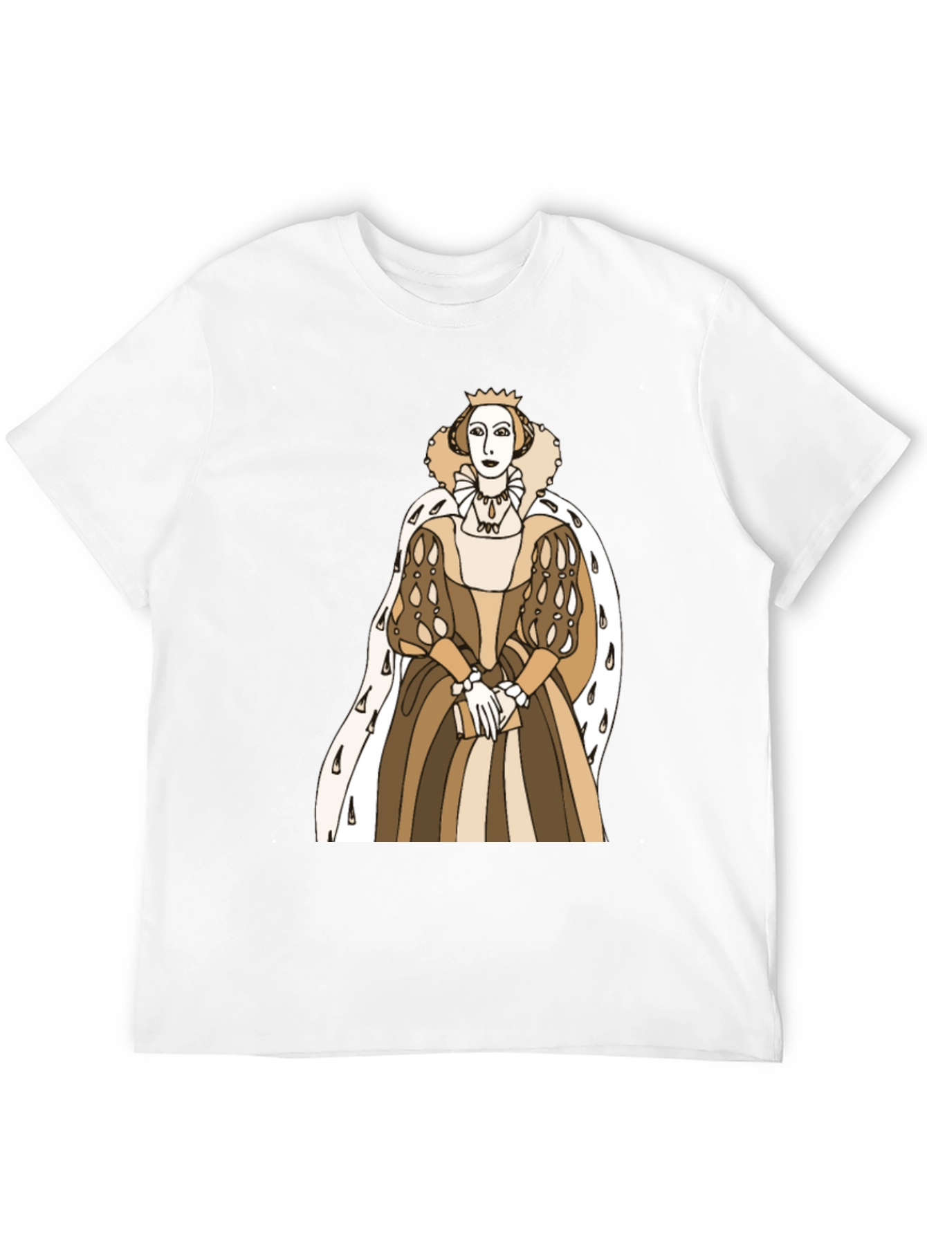 Elizabethan Queen Graphic Tee - Stylish Fashion