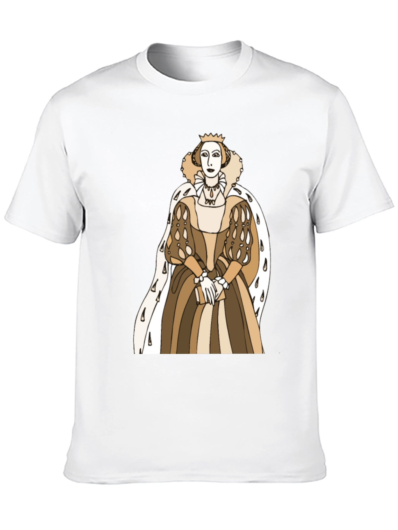 Elizabethan Queen Graphic Tee - Stylish Fashion
