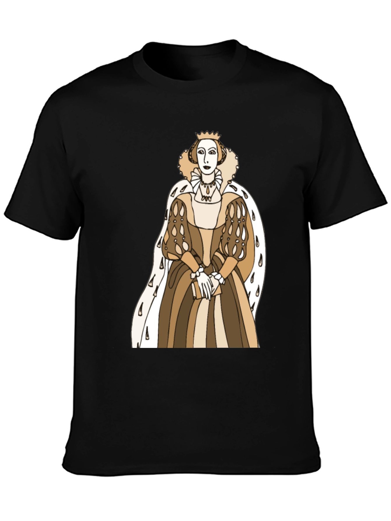 Elizabethan Queen Graphic Tee - Stylish Fashion