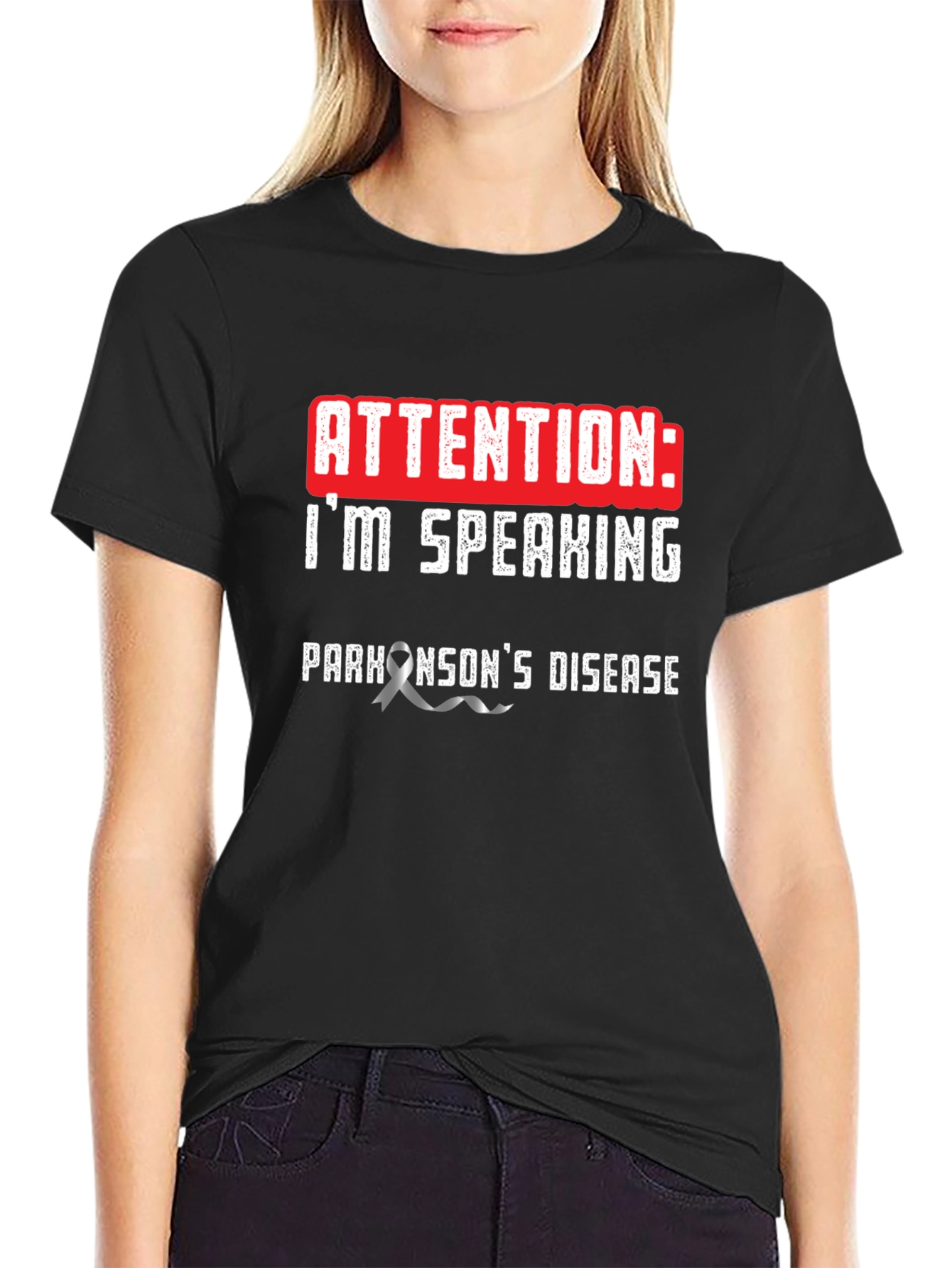 Attention: Im Speaking Parkinsons Disease T-Shirt