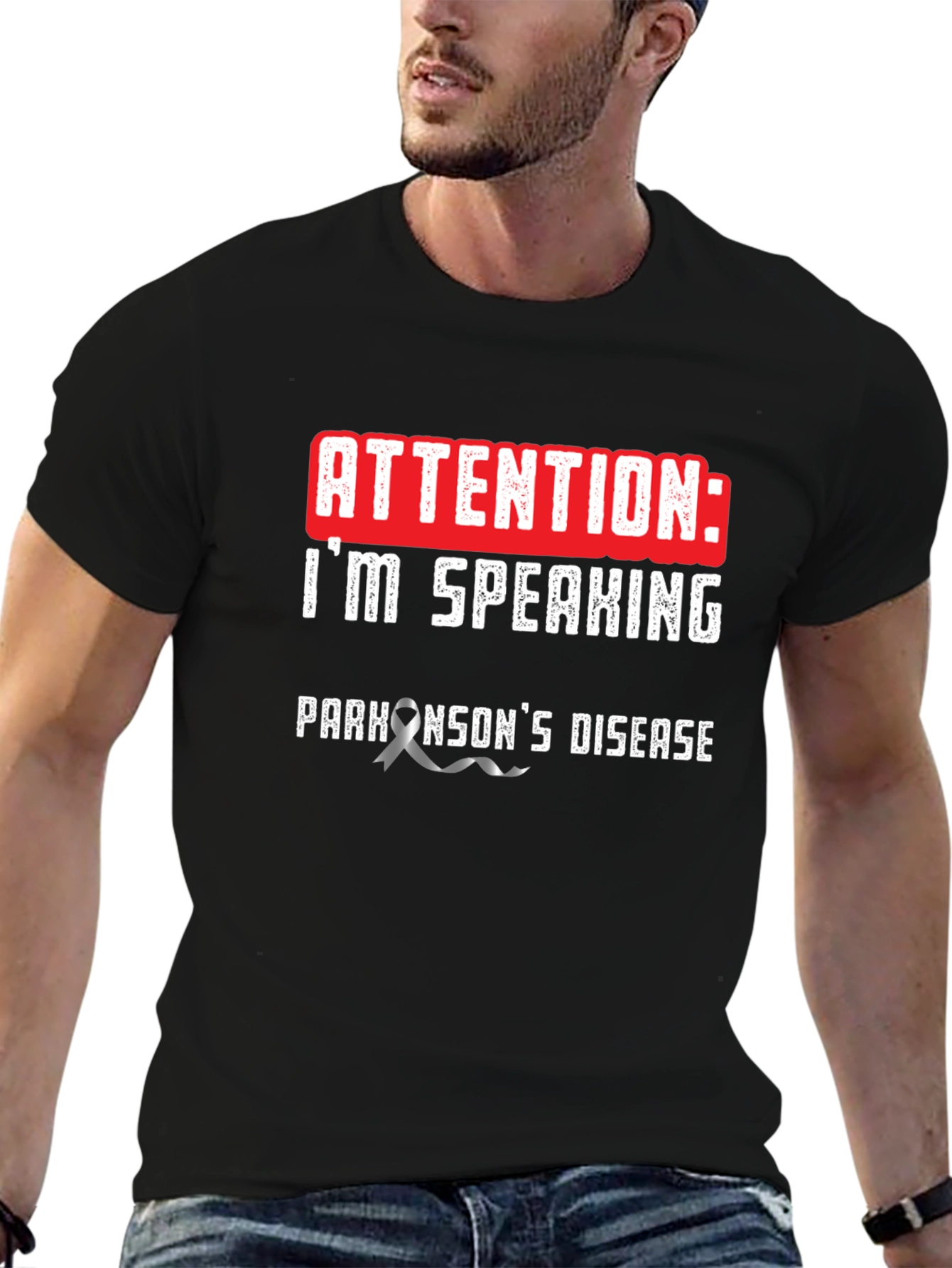 Attention: Im Speaking Parkinsons Disease T-Shirt