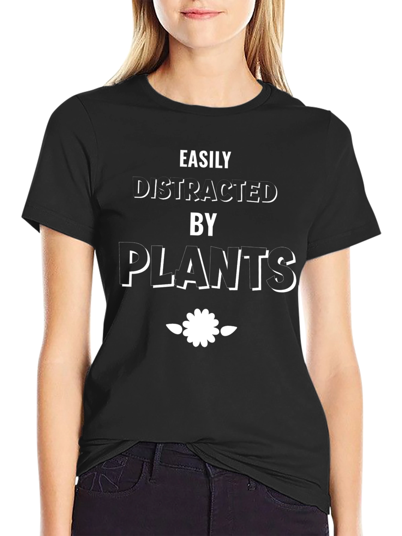 Easily Distracted by Plants Graphic T-Shirt