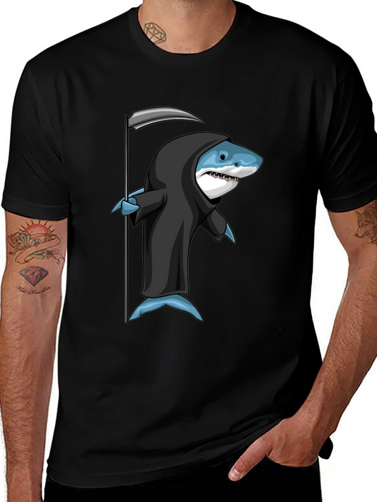 Reaper Shark Graphic T-Shirt - Death From the Deep