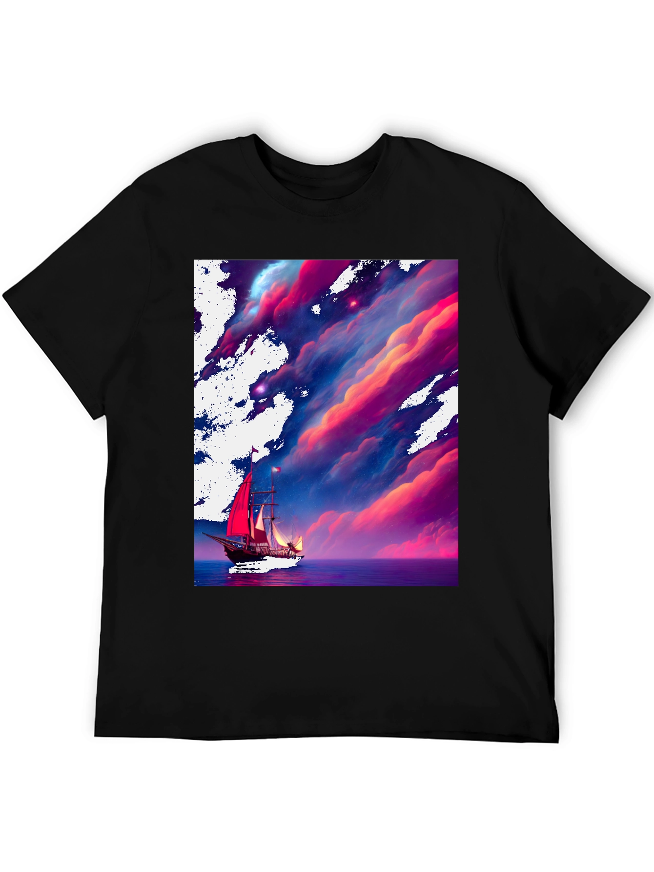 Sailboat Dreamscape Graphic Tee