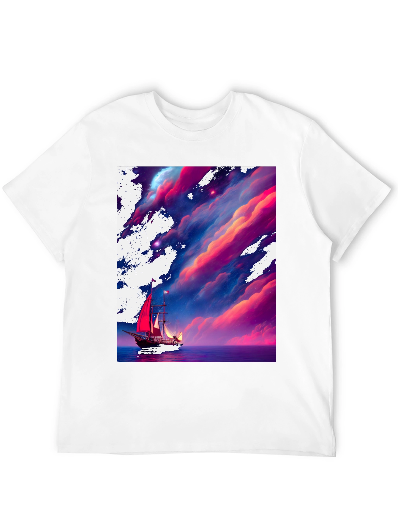 Sailboat Dreamscape Graphic Tee