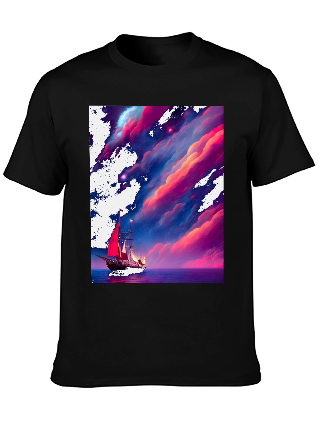 Sailboat Dreamscape Graphic Tee