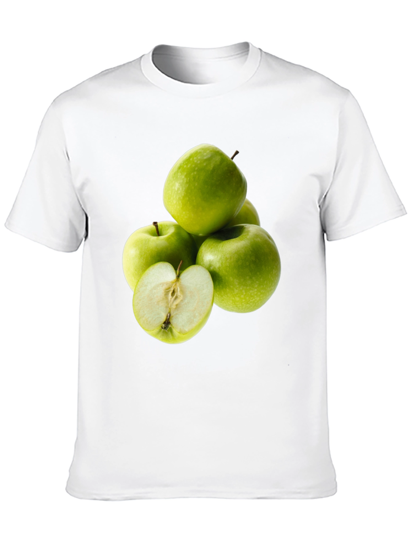 Apple Graphic Tee - Fresh & Fruity Design