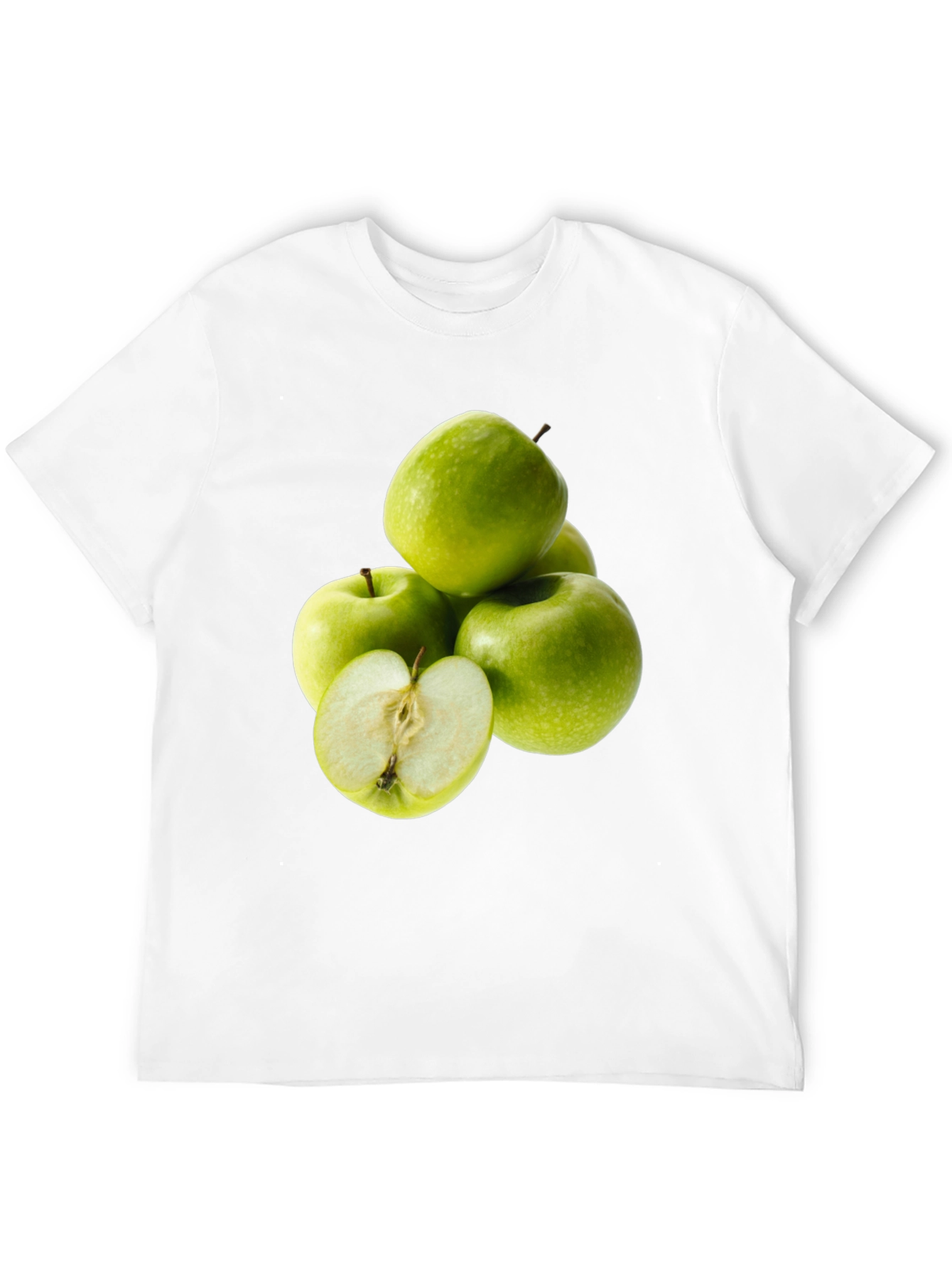 Apple Graphic Tee - Fresh & Fruity Design