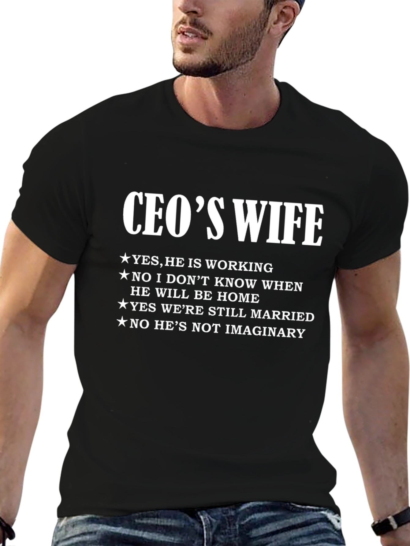 CEOs Wife T-Shirt - Humorous Husband Apparel