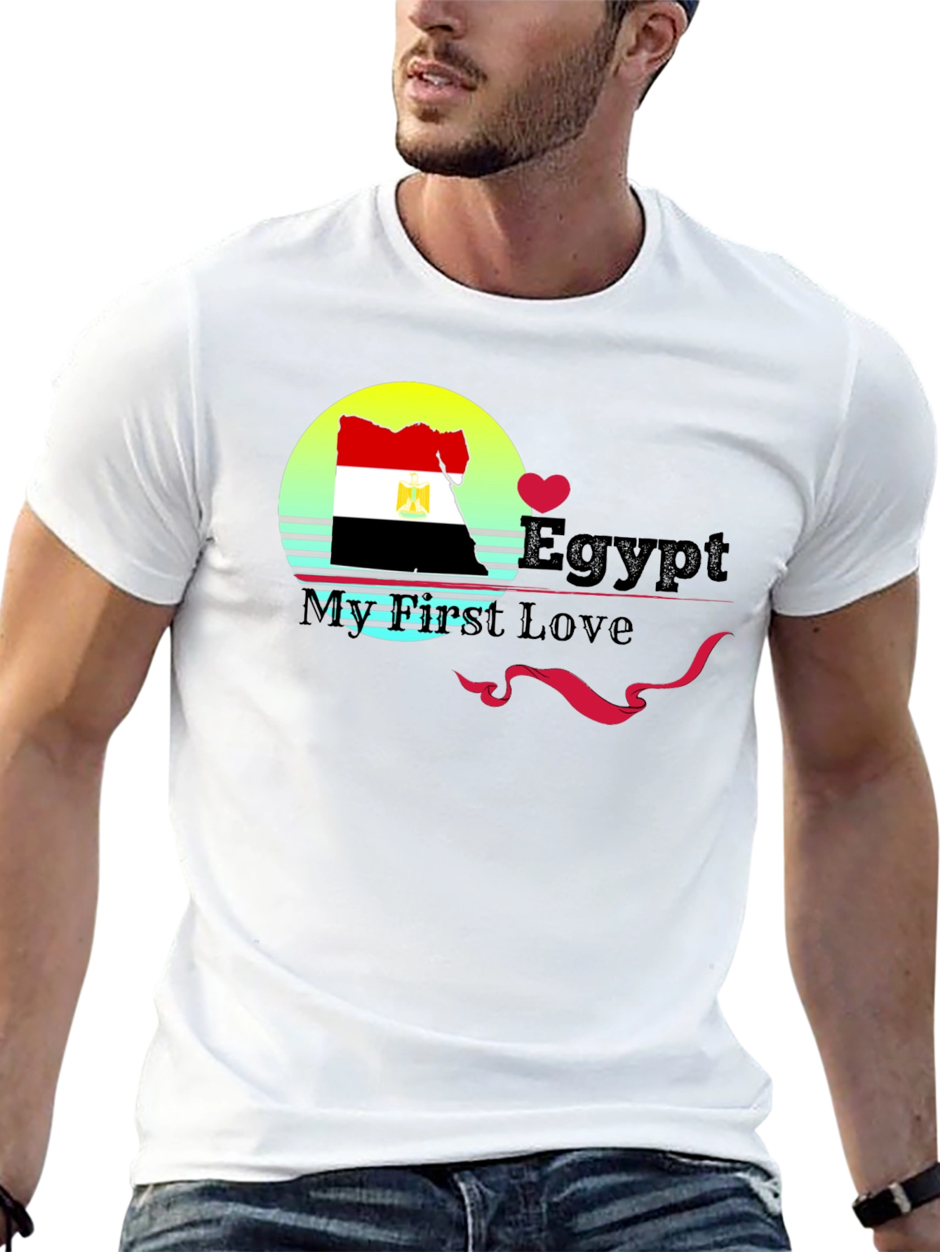 Egypt My First Love Black T-Shirt