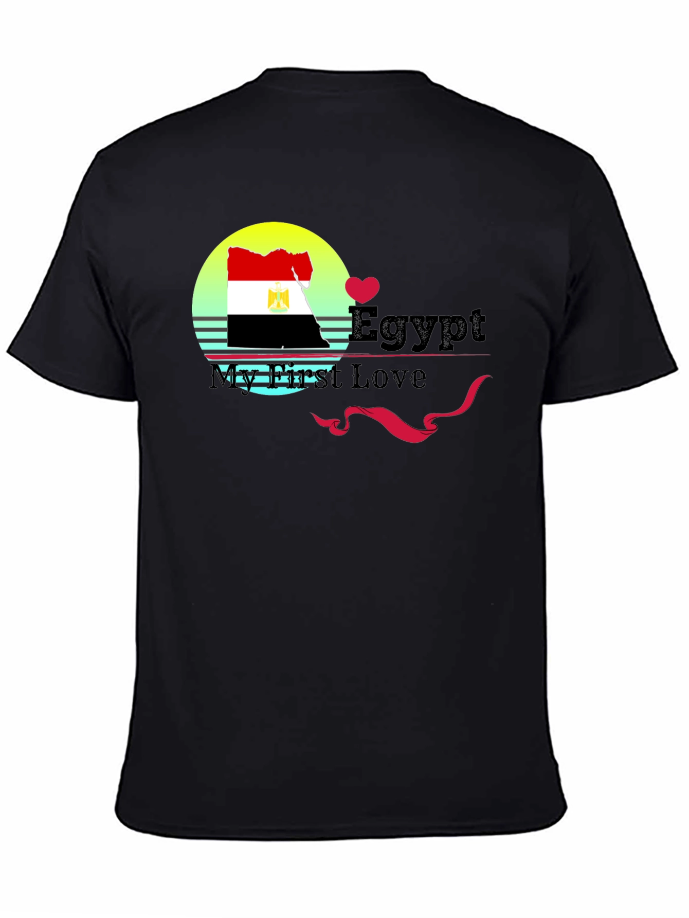 Egypt My First Love Black T-Shirt