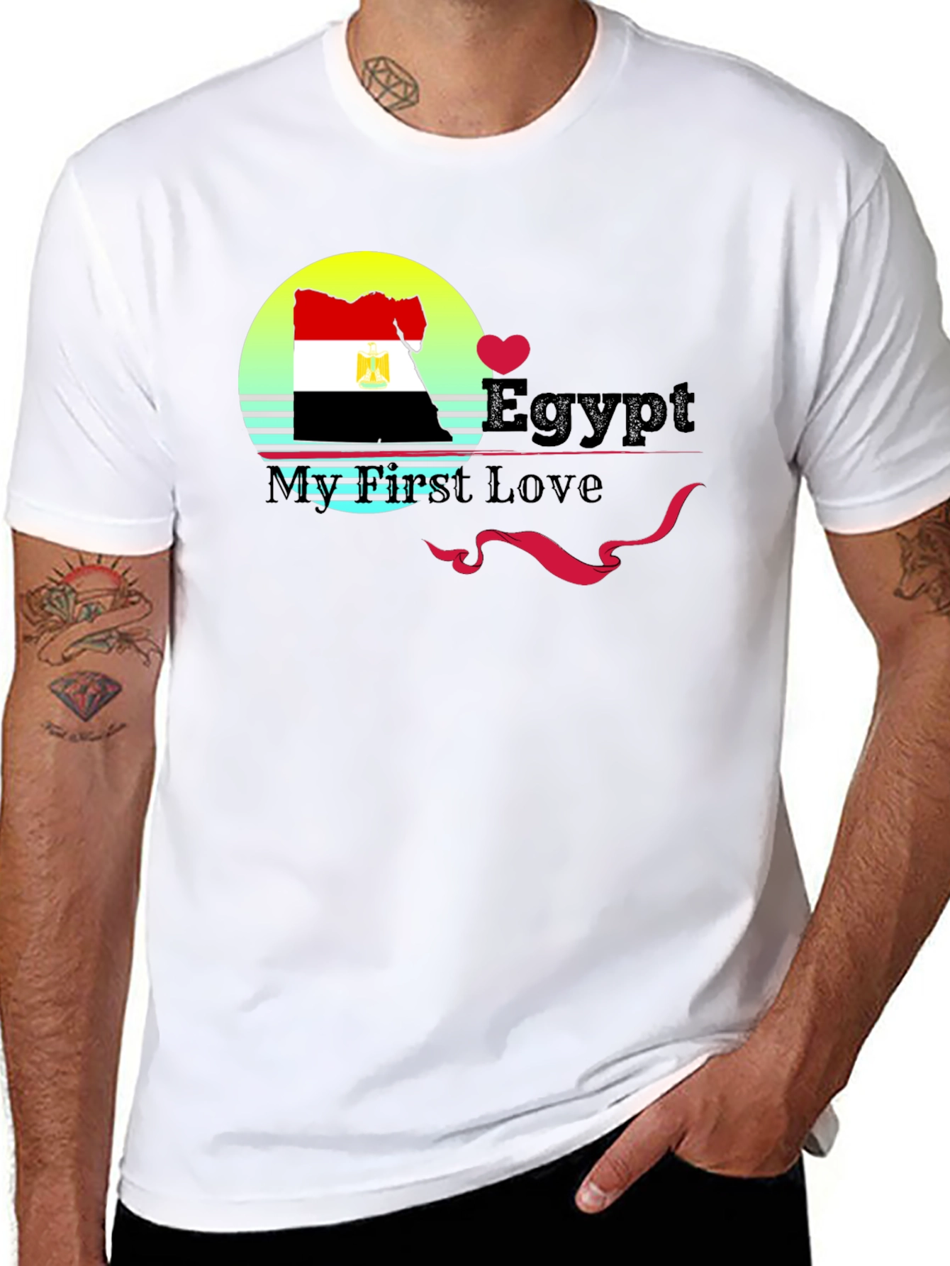 Egypt My First Love Black T-Shirt