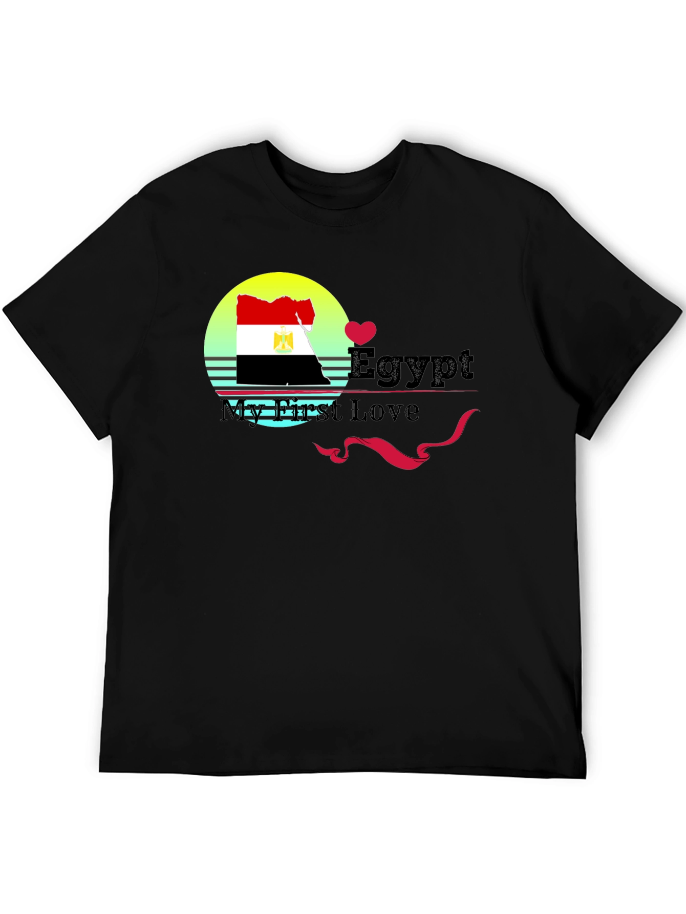 Egypt My First Love Black T-Shirt