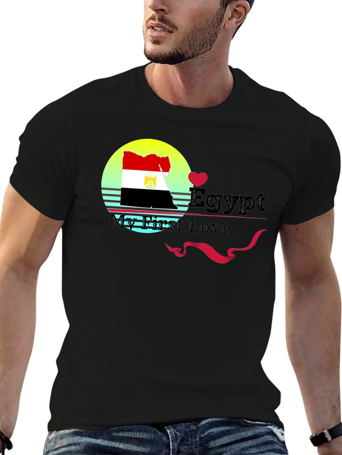 Egypt My First Love Black T-Shirt