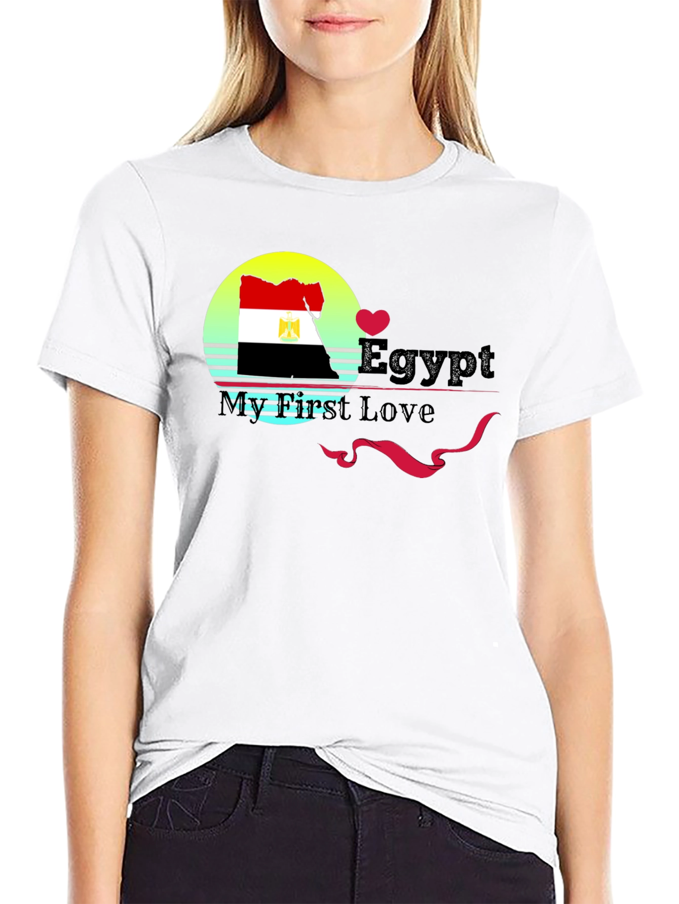 Egypt My First Love Black T-Shirt