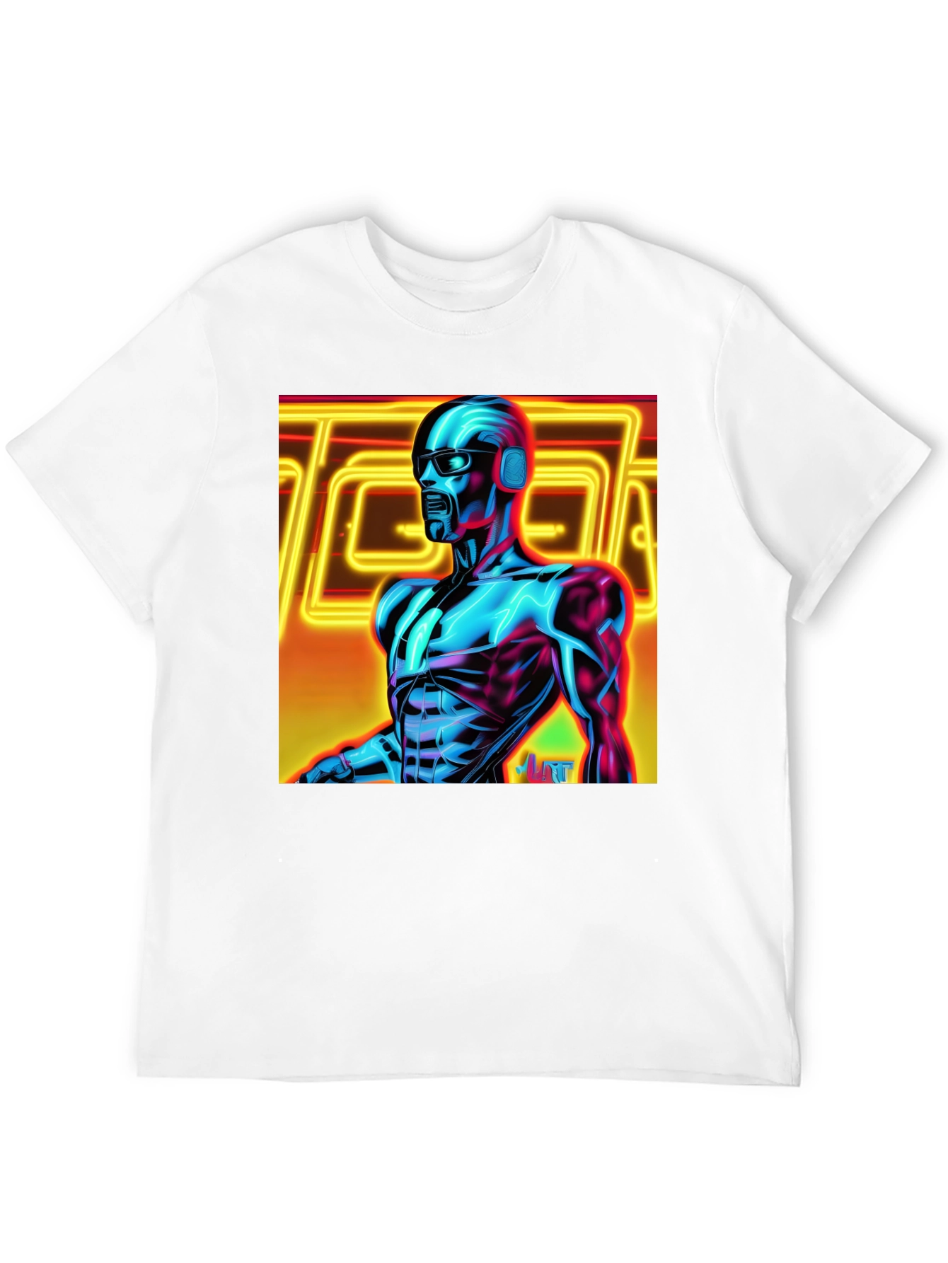 Cyberpunk DJ Graphic Tee - Black