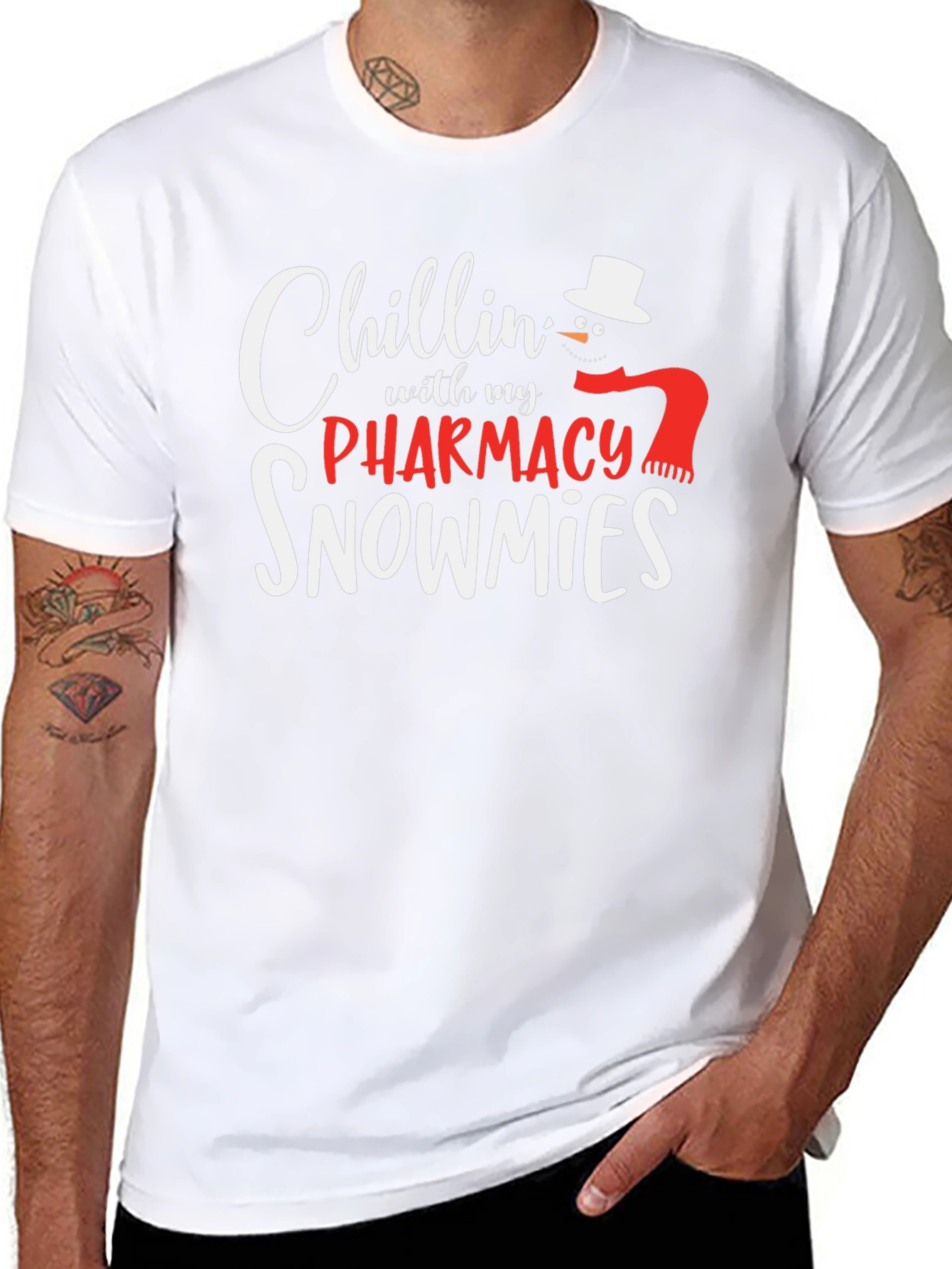 Chillin with My Pharmacy Snowmies T-Shirt
