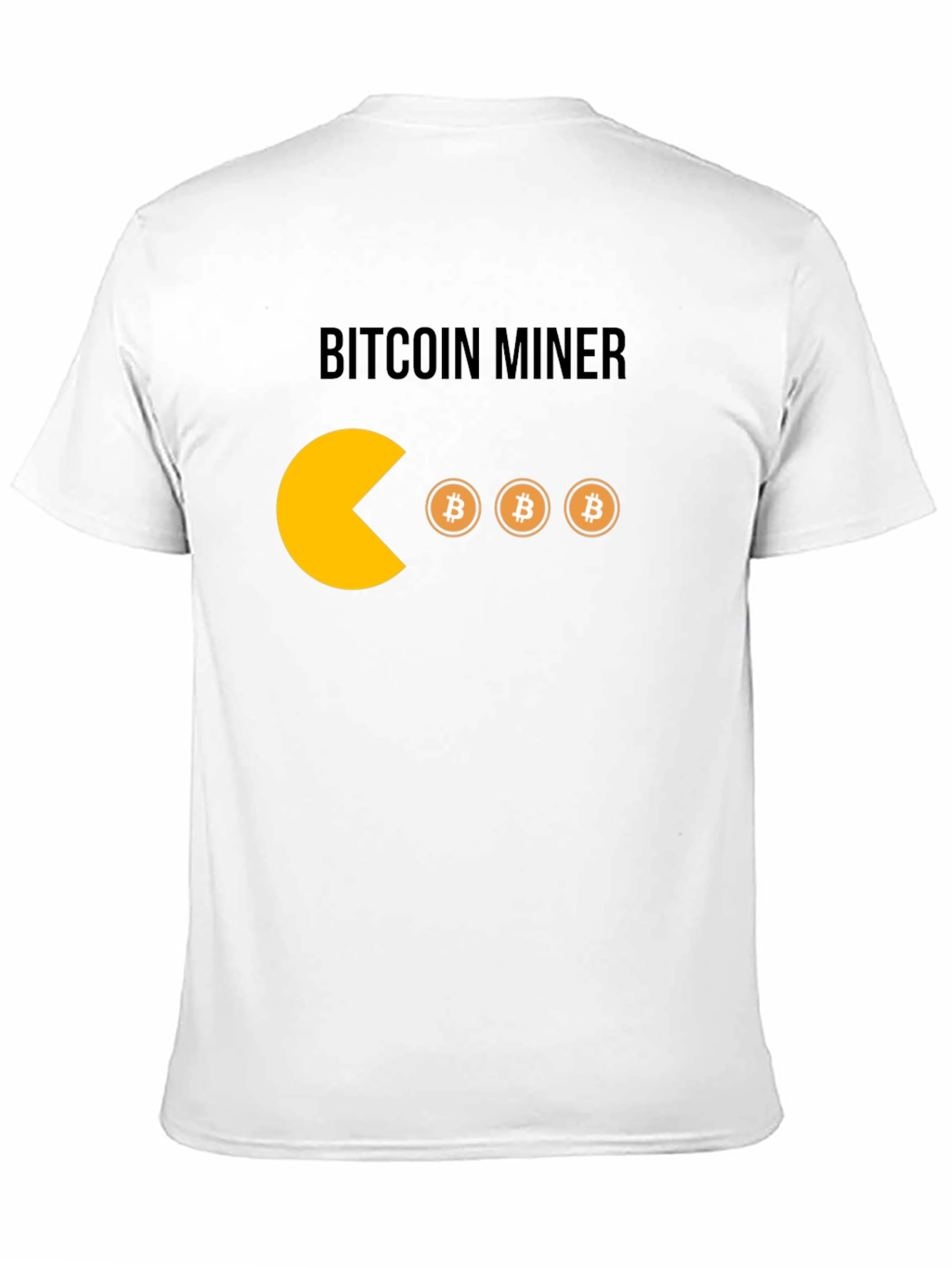 Bitcoin Miner T-Shirt - Crypto Pacman Style
