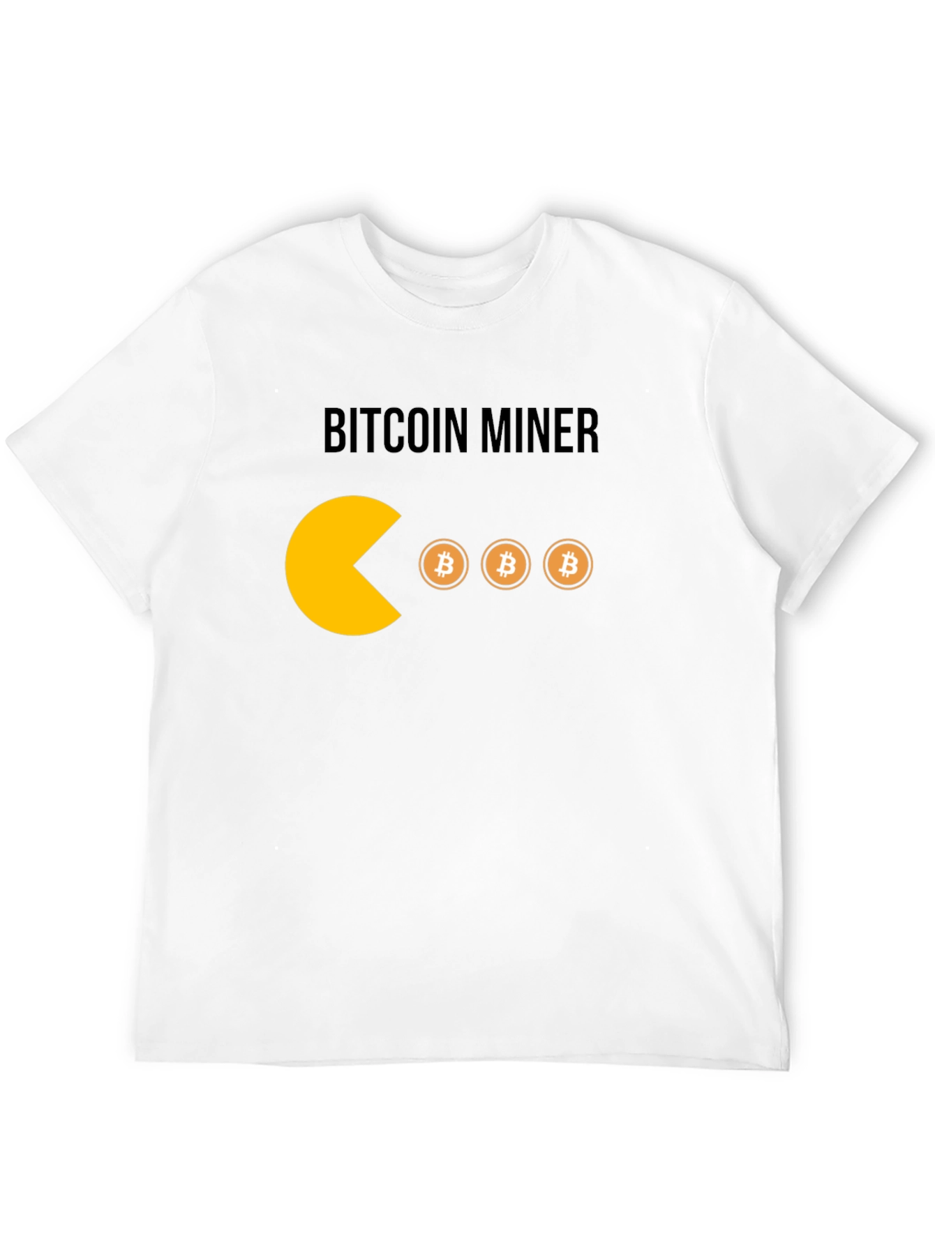 Bitcoin Miner T-Shirt - Crypto Pacman Style
